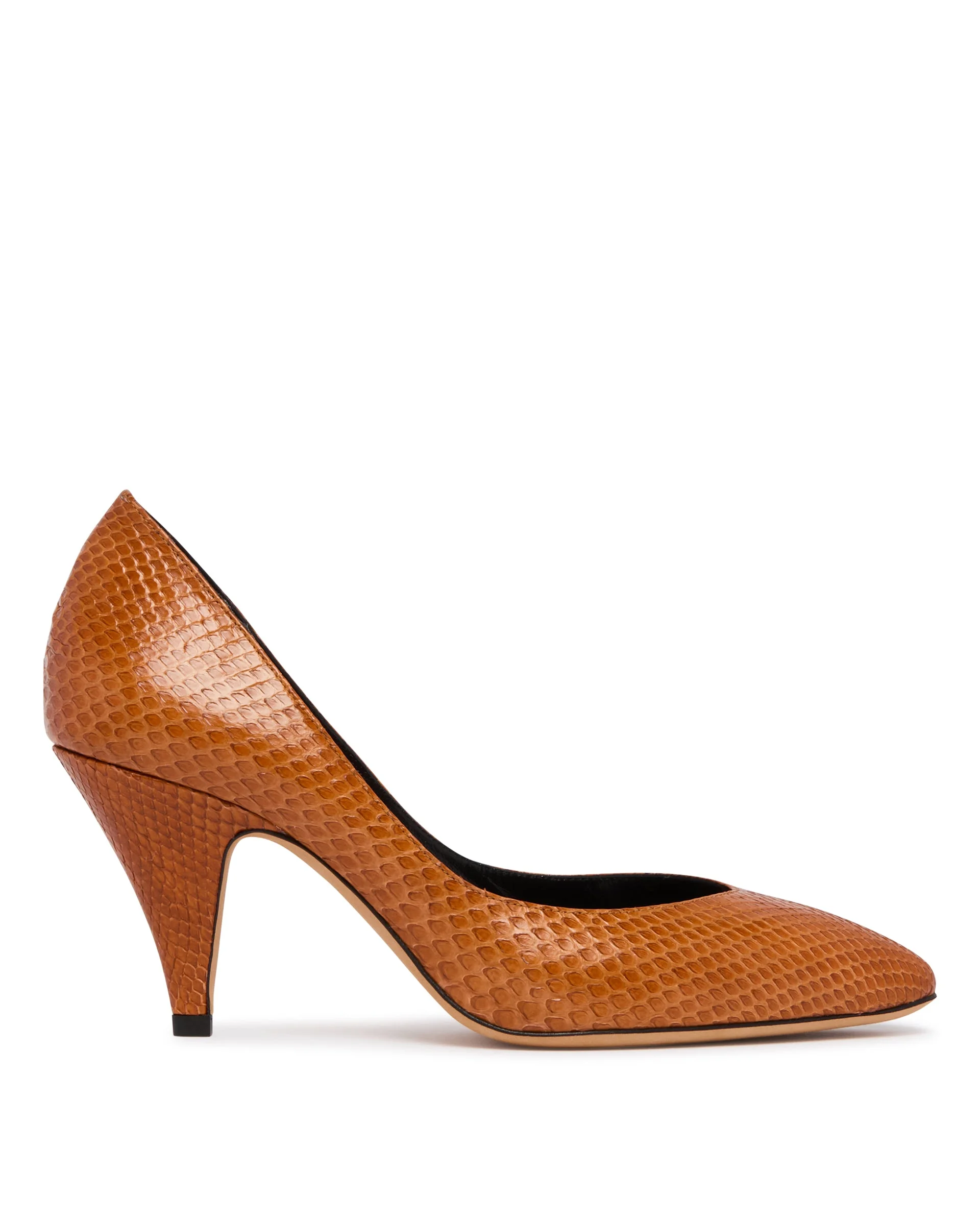 Beige Haze Leather Pumps - 1