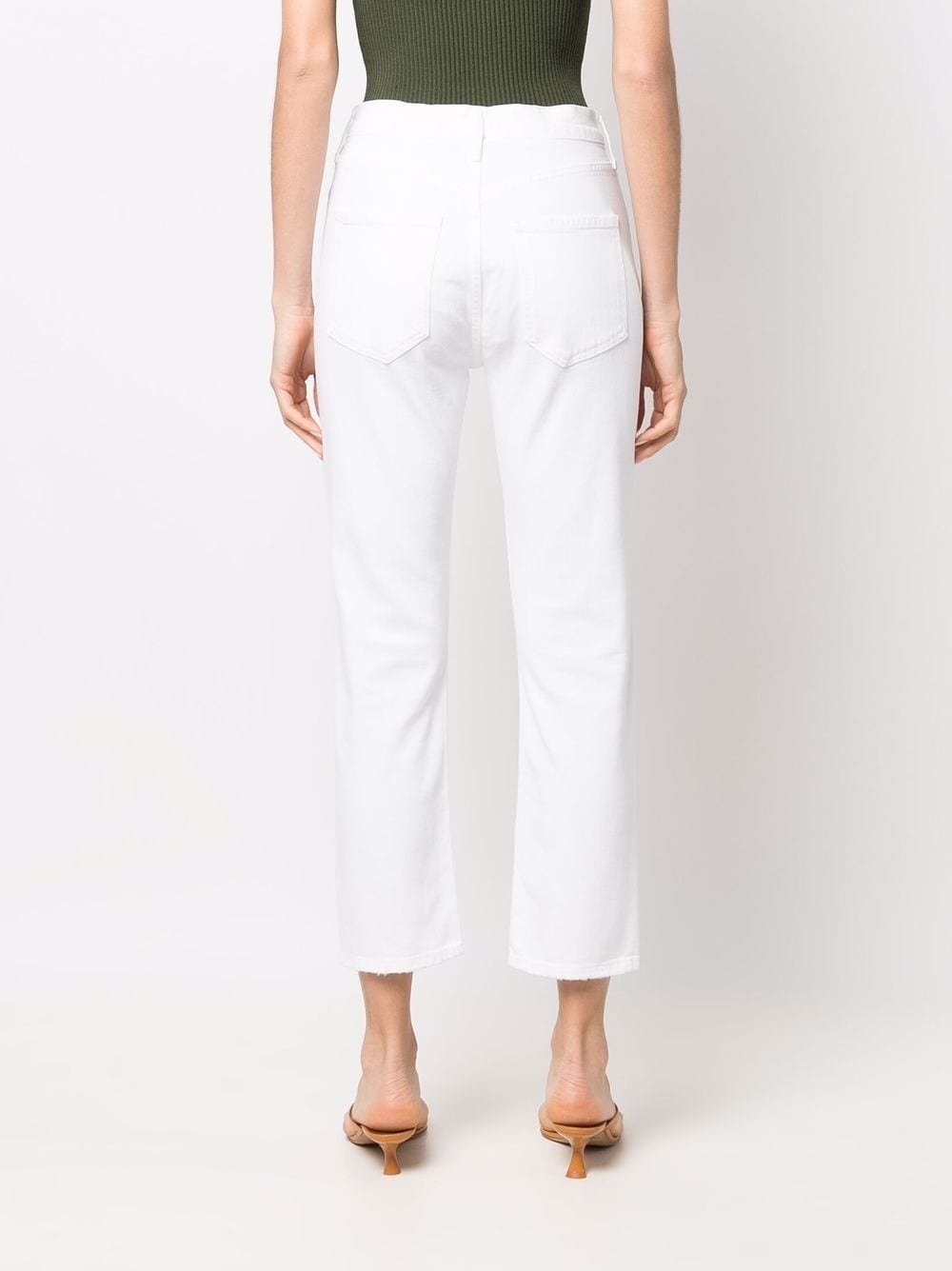 high-waist cropped jeans - 4