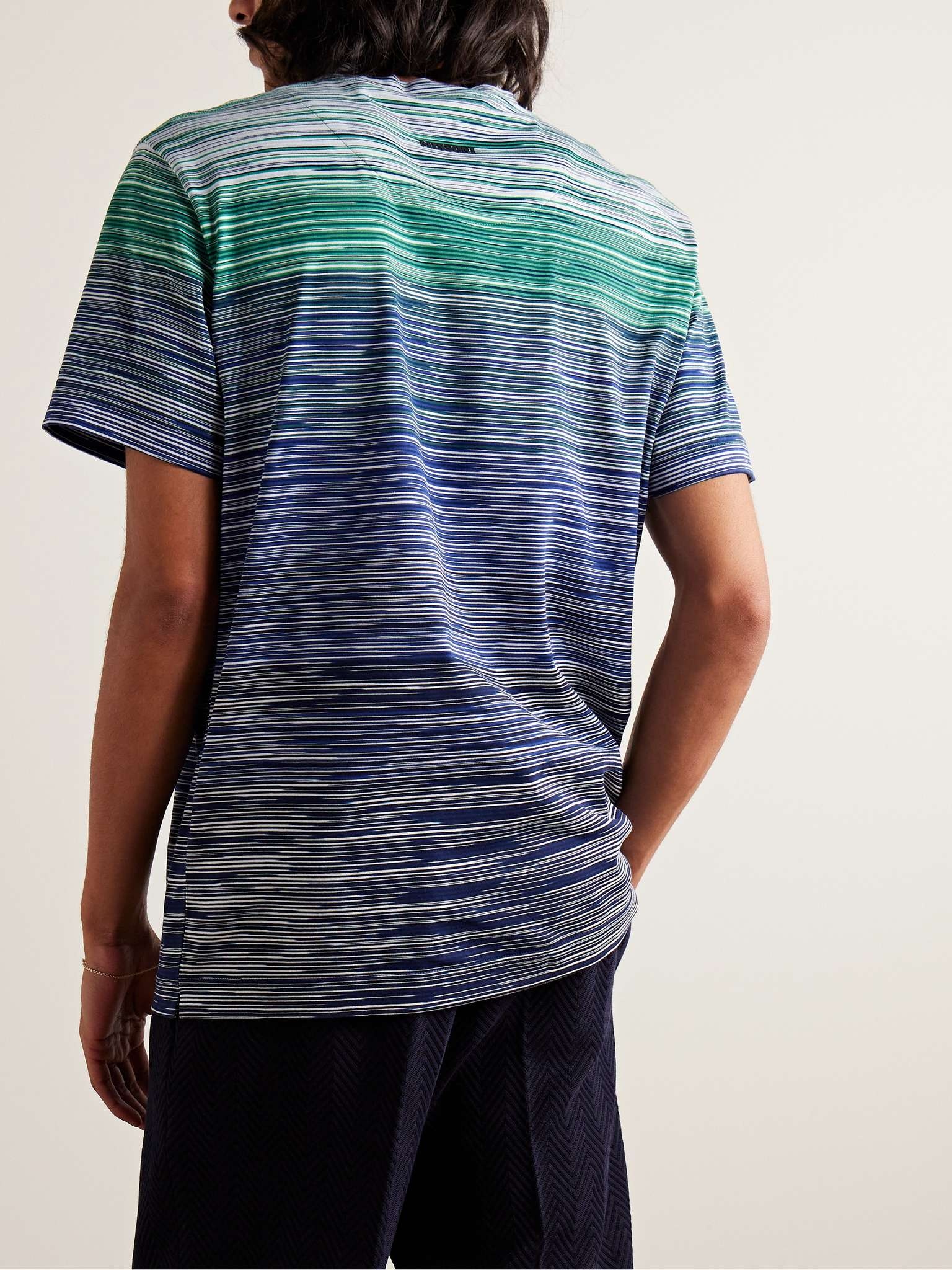 Space-Dyed Dégradé Cotton-Jersey T-Shirt - 4
