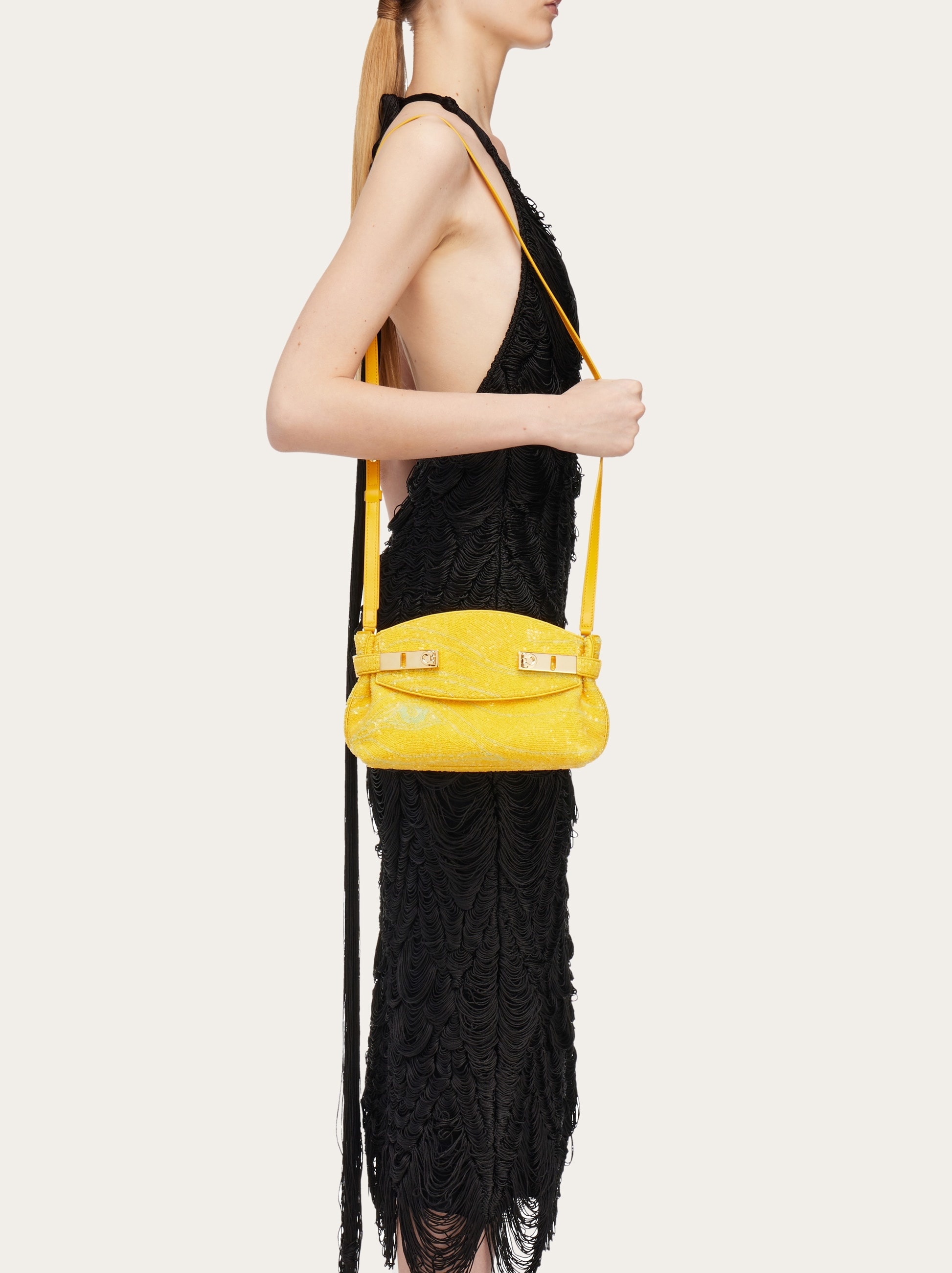 Hug handbag with sequins (S) - 3