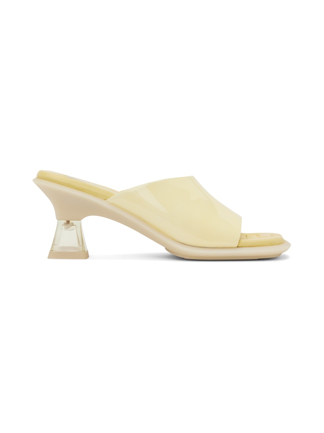Yellow Synthia Heeled Sandals - 1