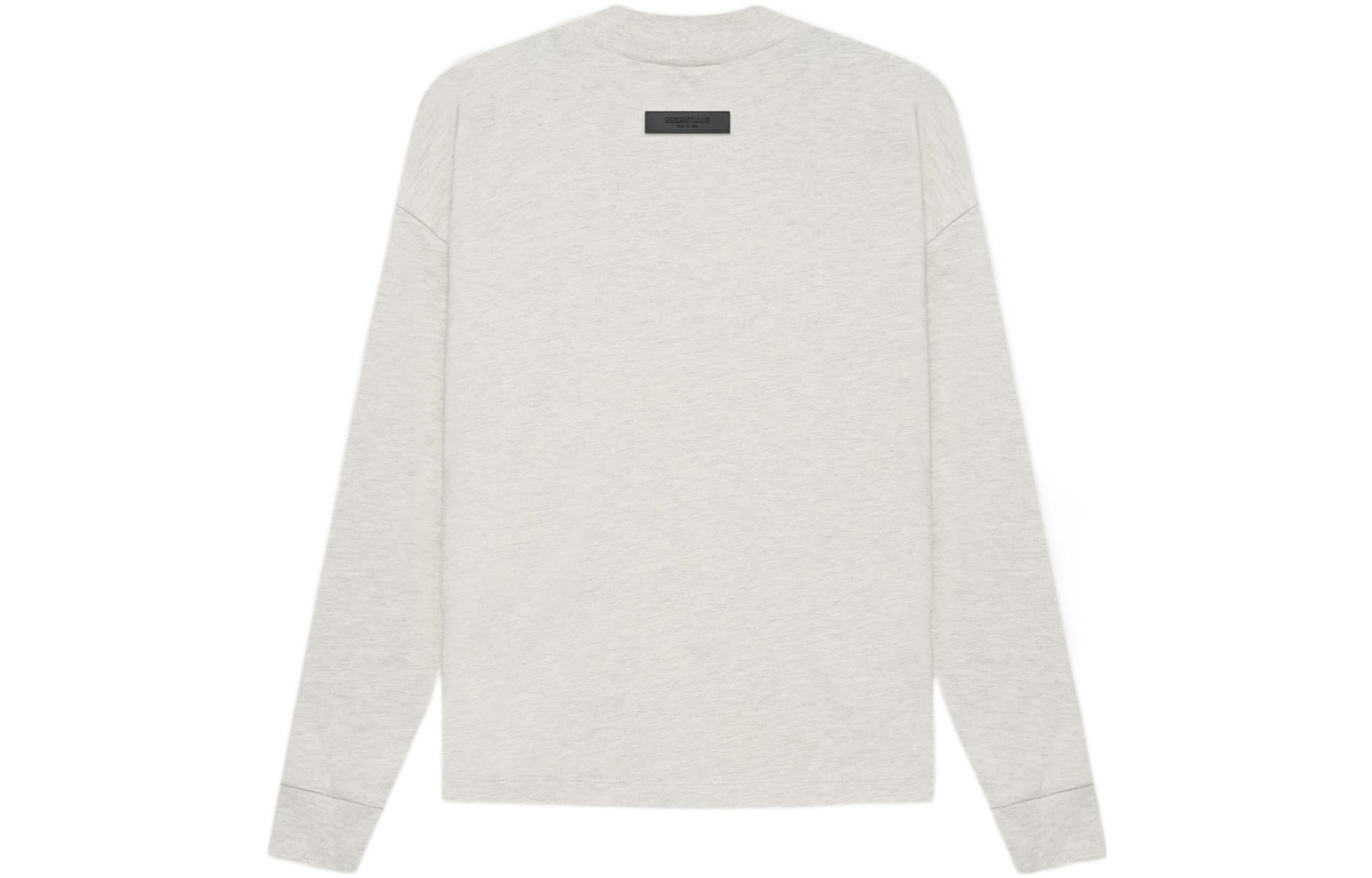 Fear of God Essentials SS22 Long Sleeve Tee Light Oatmeal 1977 FOG-SS22-238 - 3