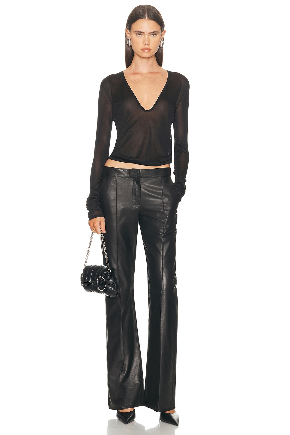 Lenny Leather Pant - 5