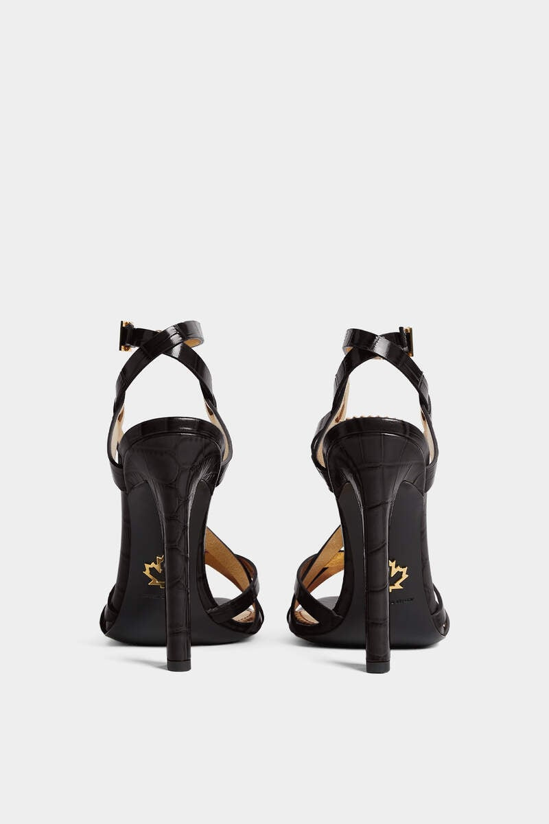 TWIN HEELED SANDALS - 3
