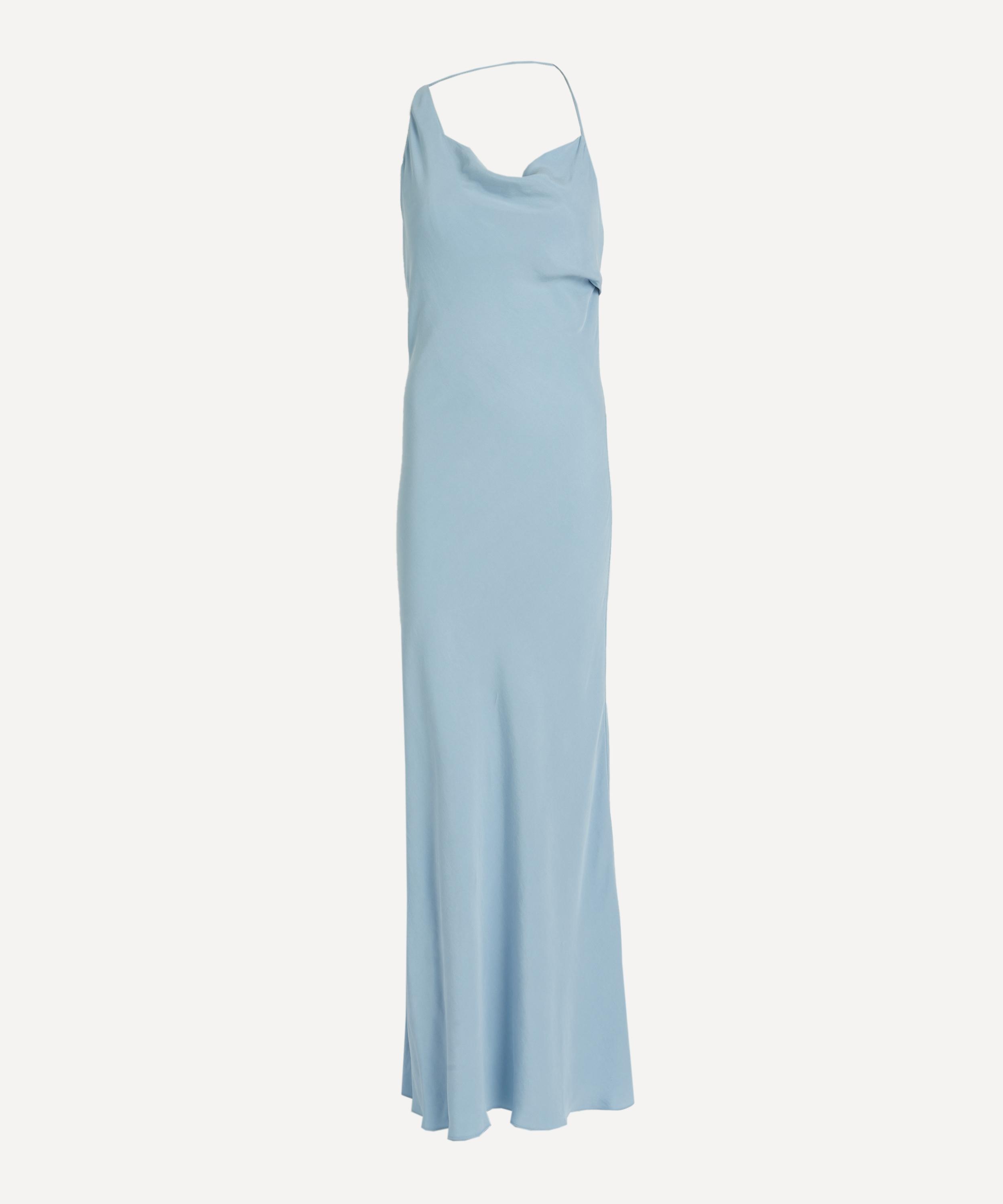 Asymm Drape Maxi Dress - 1