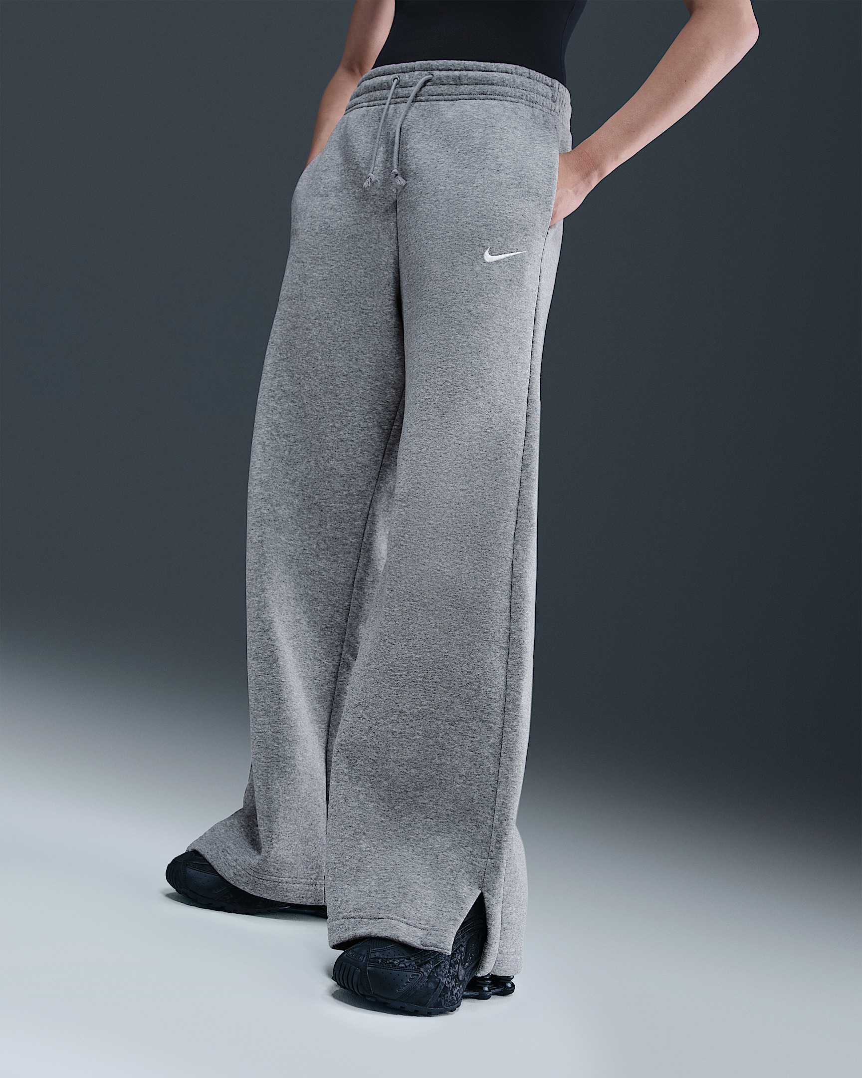 Nike Sportswear Phoenix Fleece Women's High-Waisted Wide-Leg Pants - 2