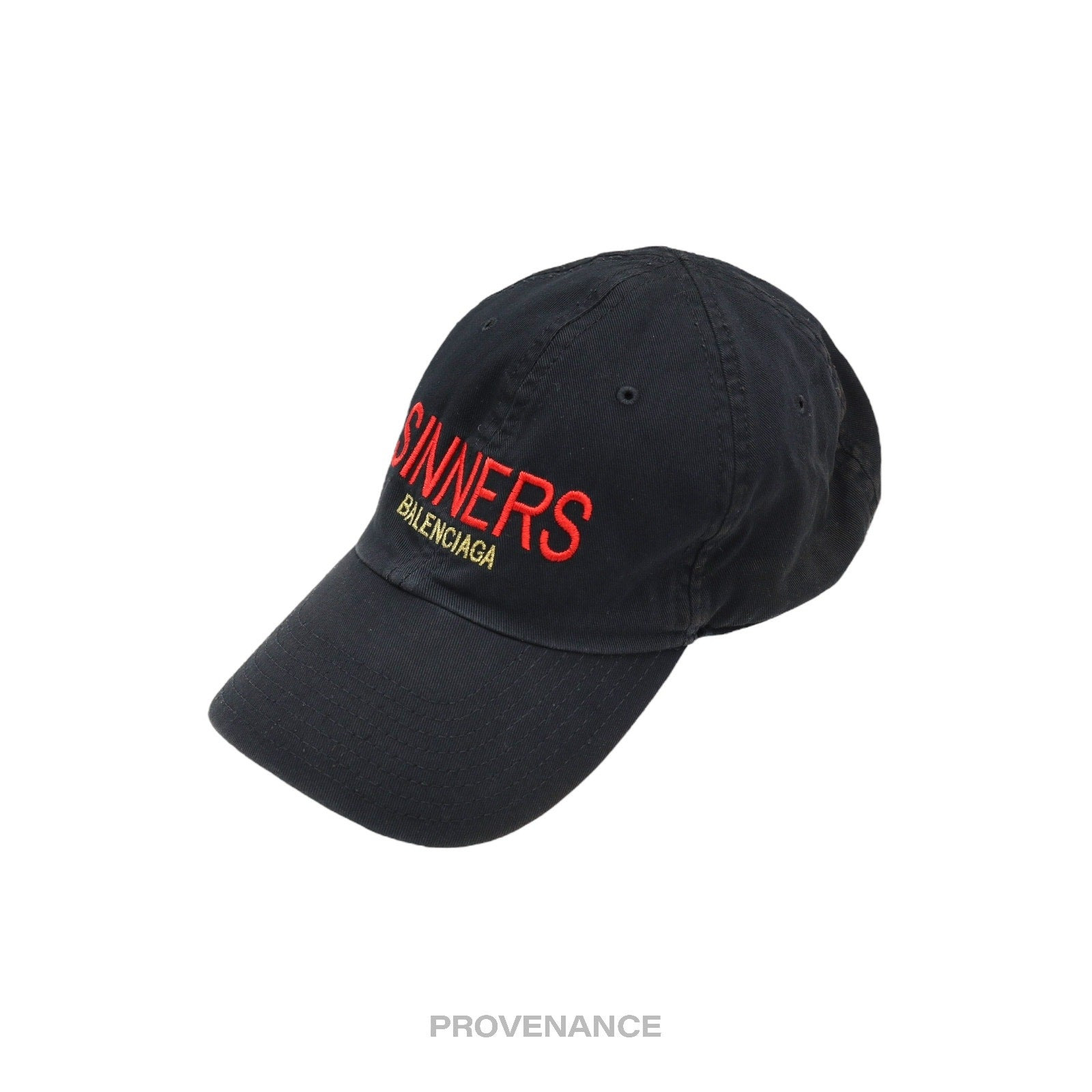 Balenciaga Sinners Cap - Washed Black - 2