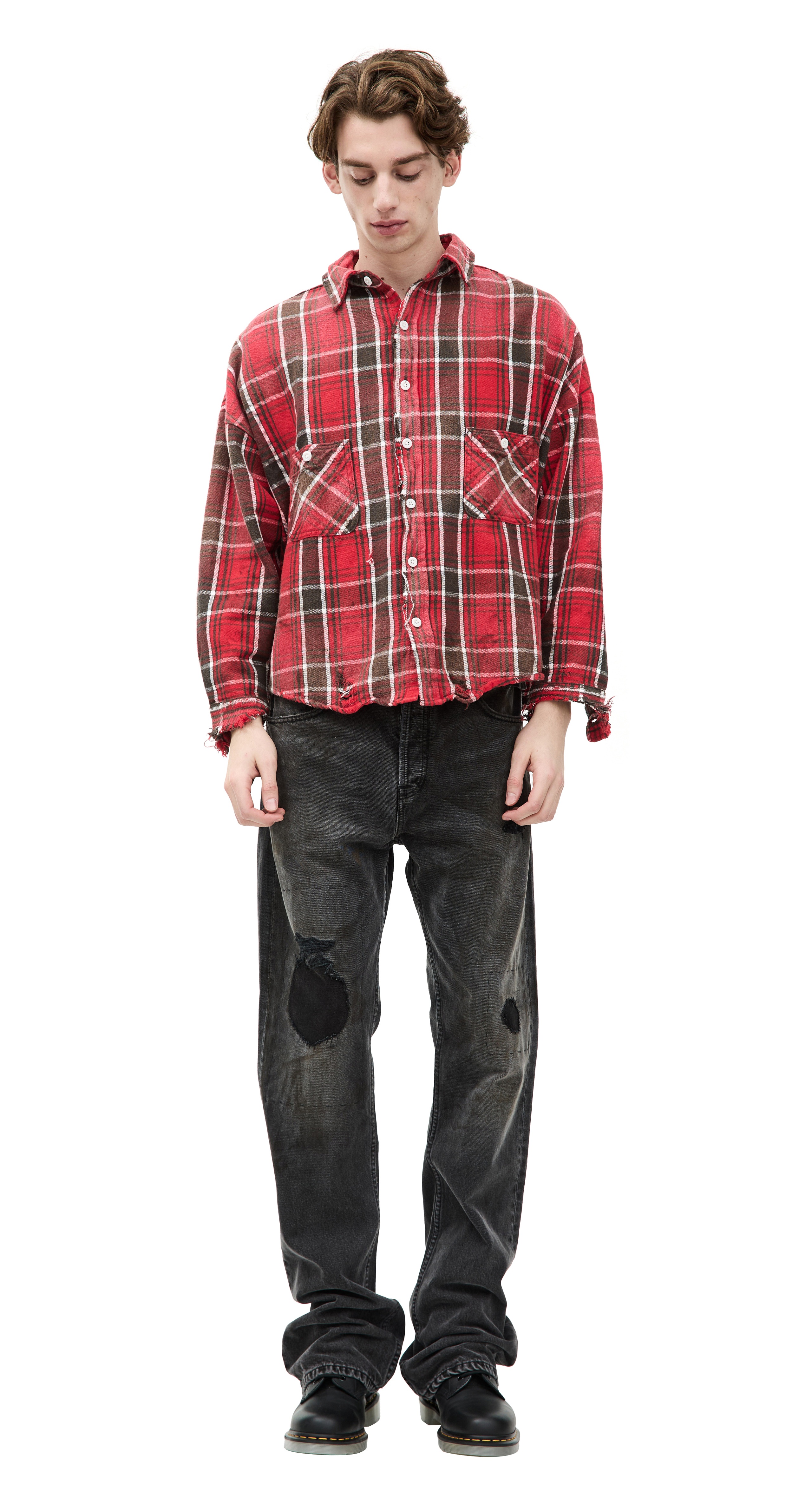 PLAID FLANNEL SHIRT - 3