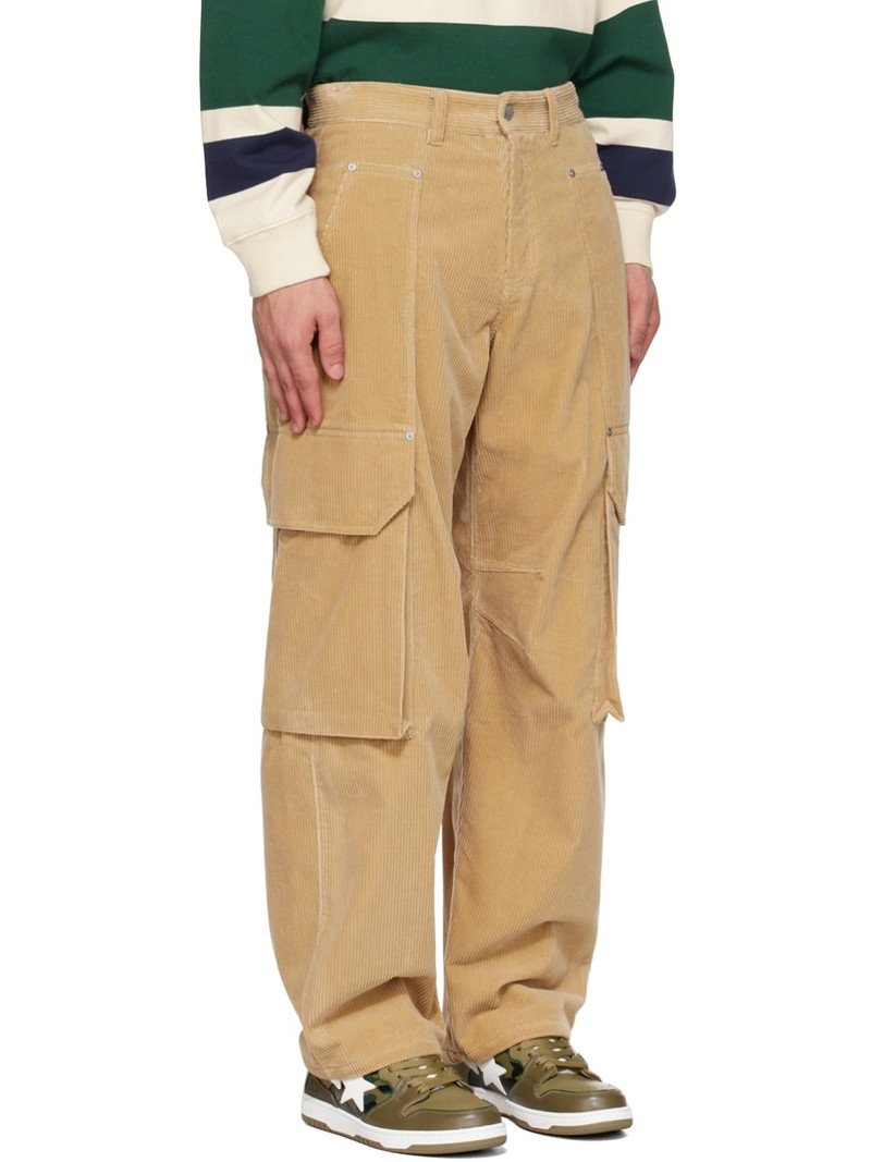 Beige Relaxed-Fit Cargo Pants 2