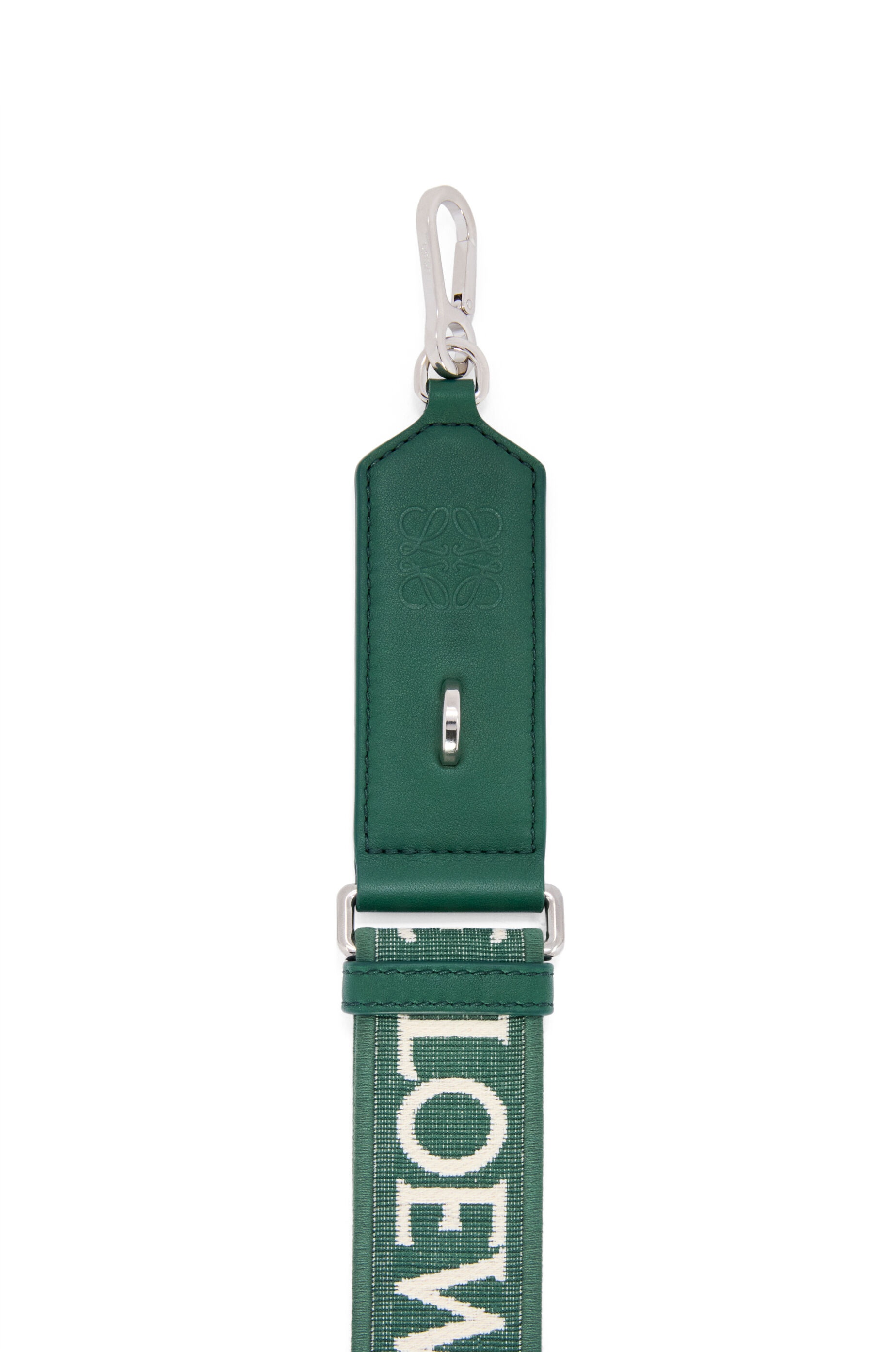 Anagram strap in jacquard and calfskin - 2