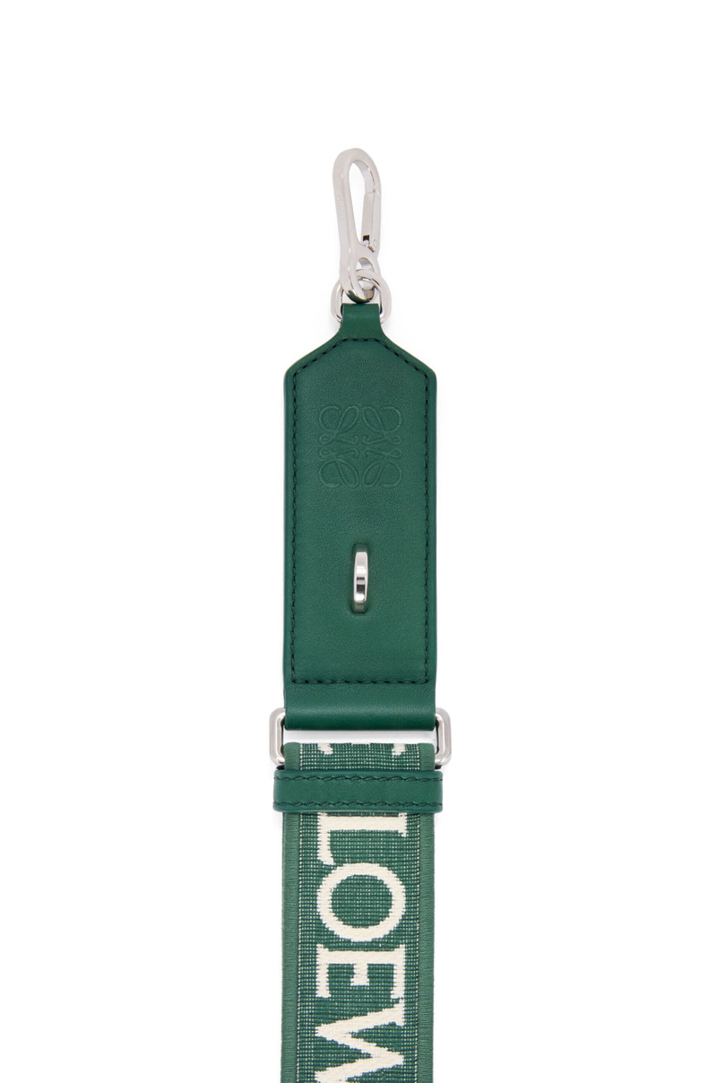 Loewe Anagram strap in jacquard and calfskin outlook