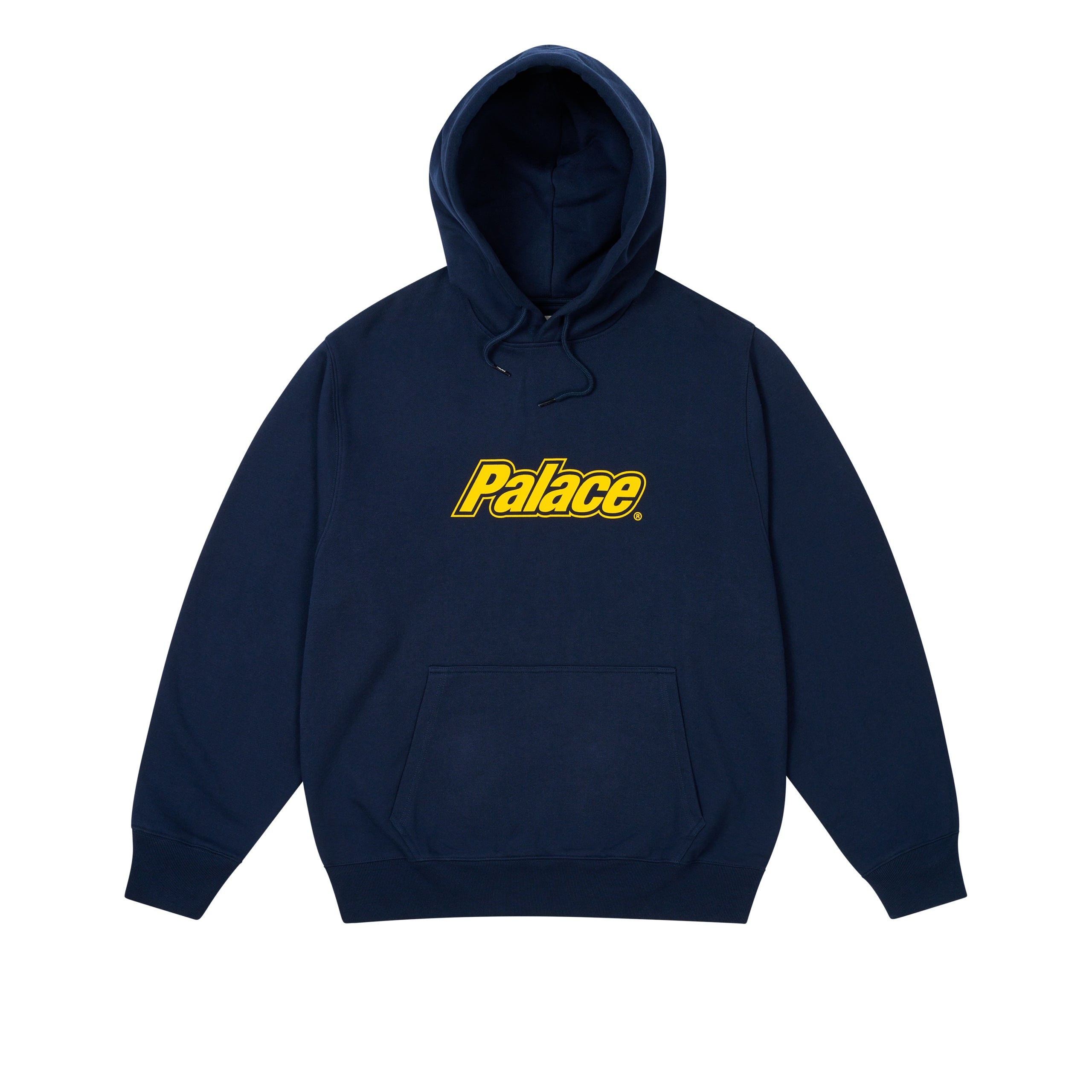 BORDER LOGO HOOD NAVY - 1