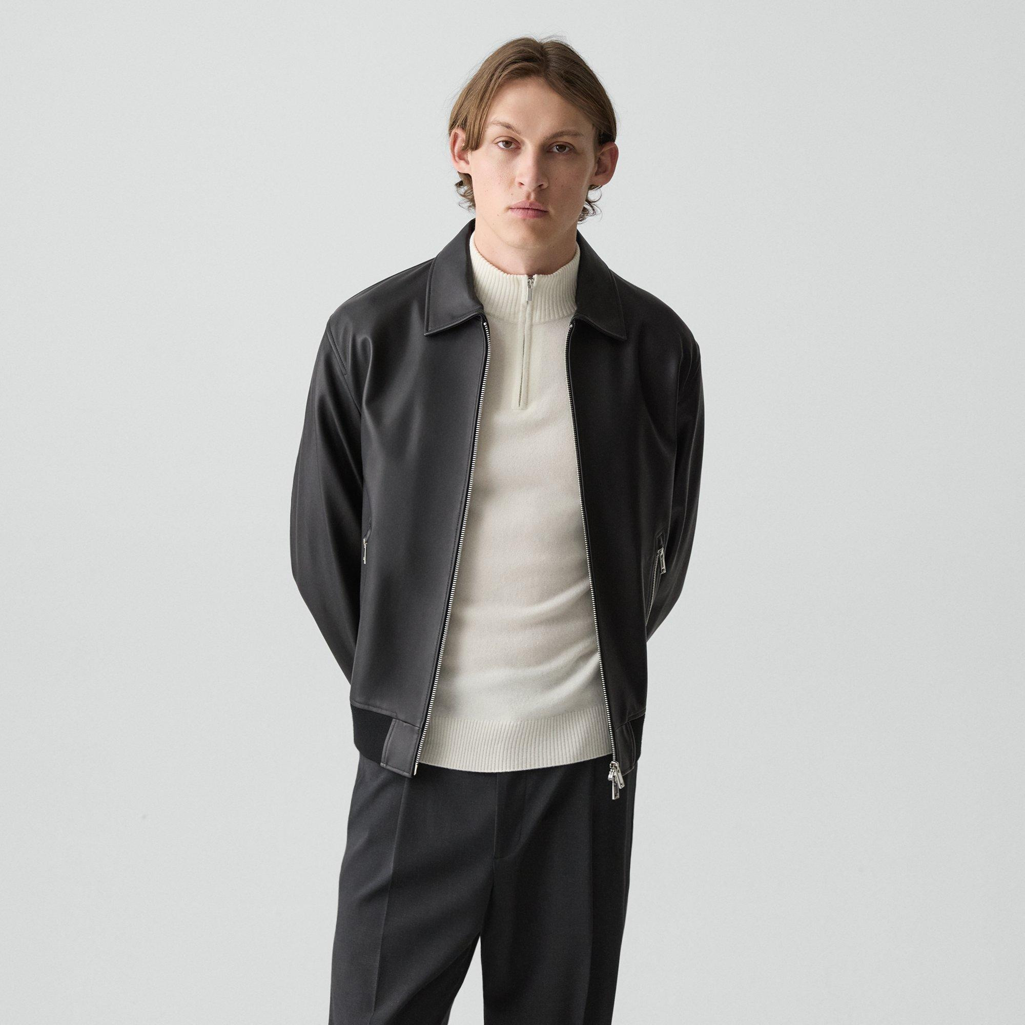 Wyatt Zip Jacket in Leather - 3