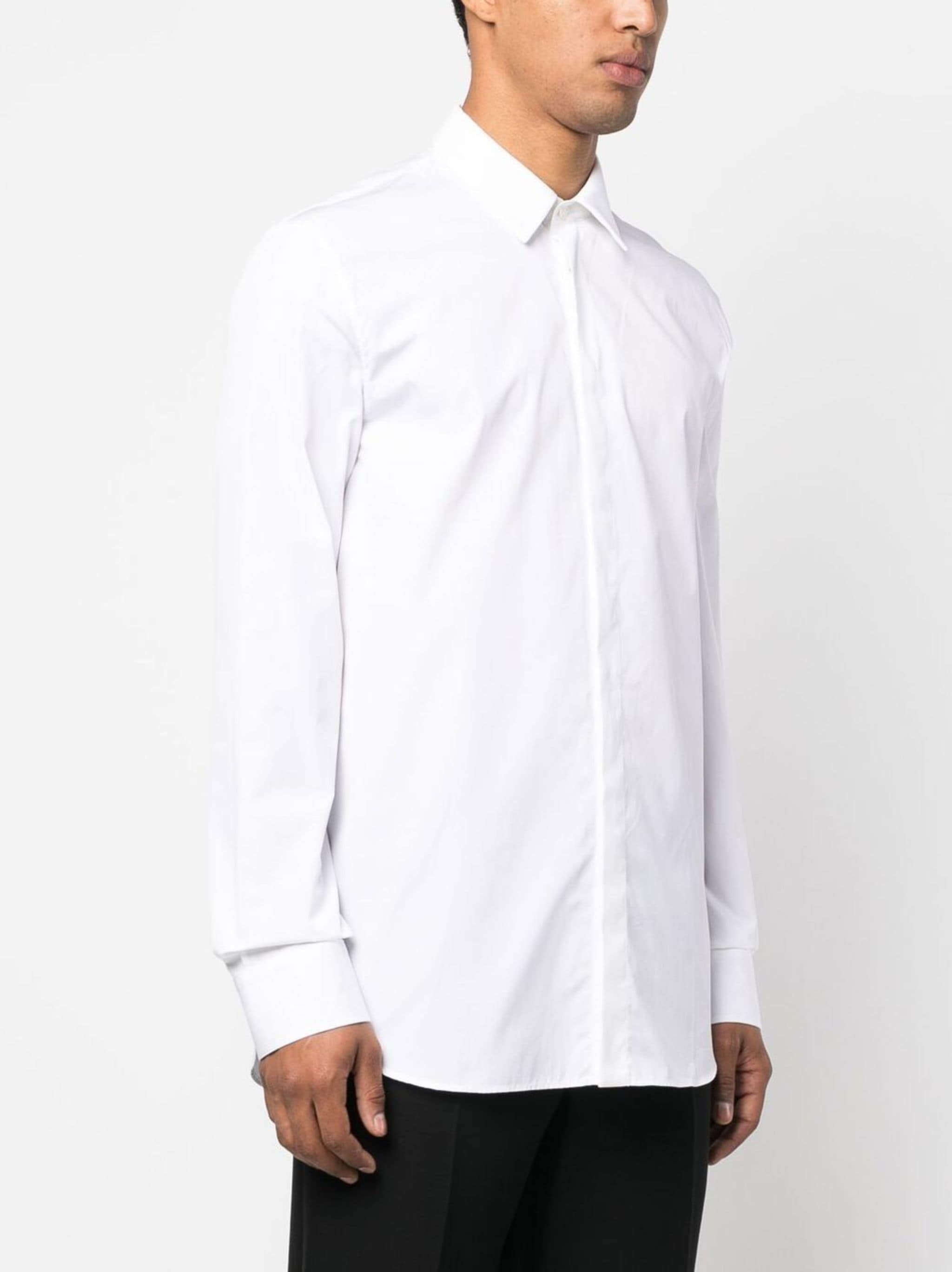 long-sleeve poplin shirt - 3