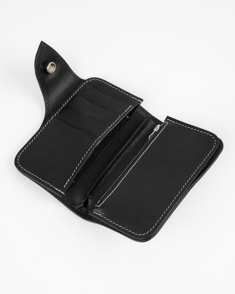 Iron Heart OGL BRAVE HORSEHIDE CONDOR MID WALLET - BLACK outlook