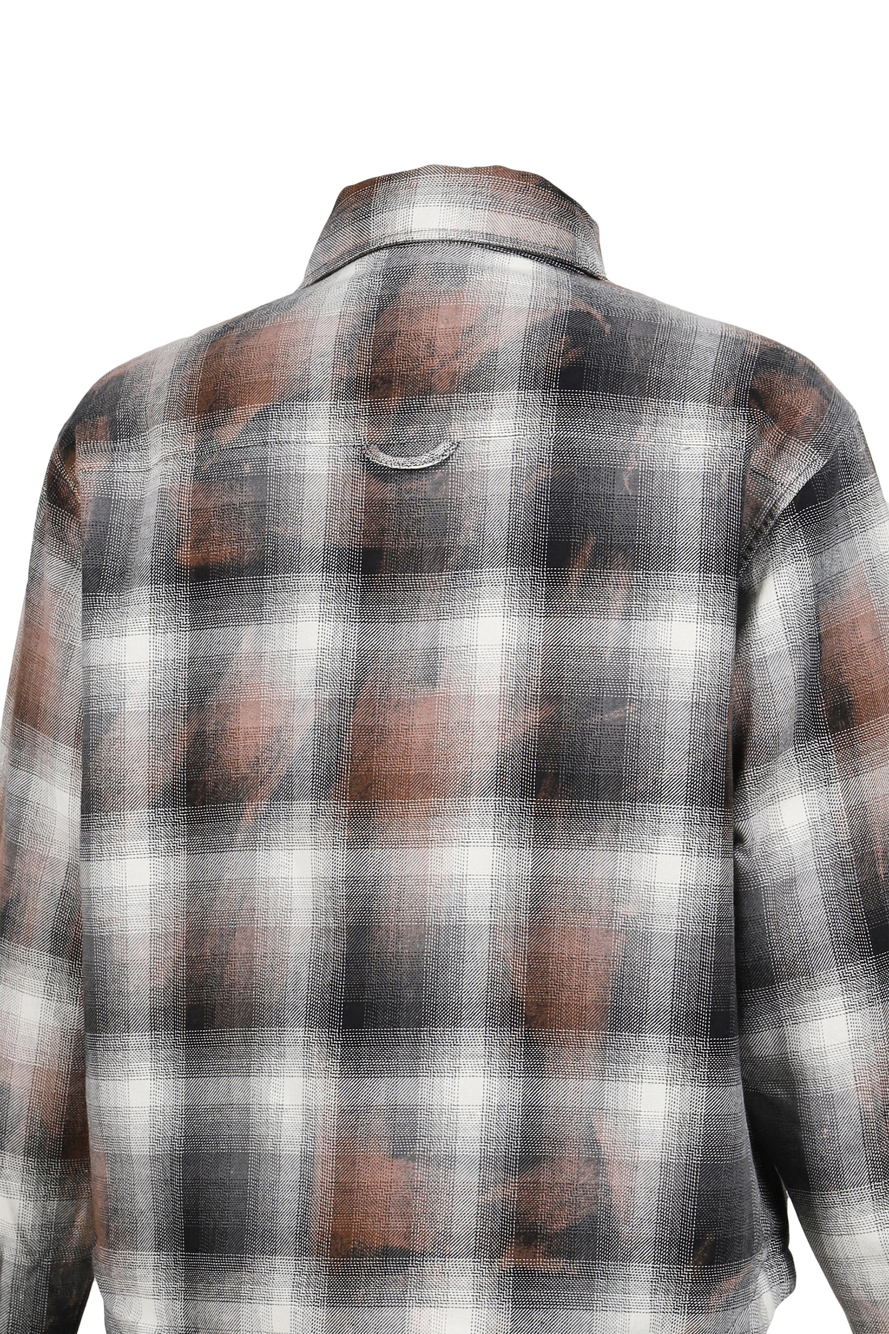 QUILTED FLANNEL JACKET / PLAID - 5