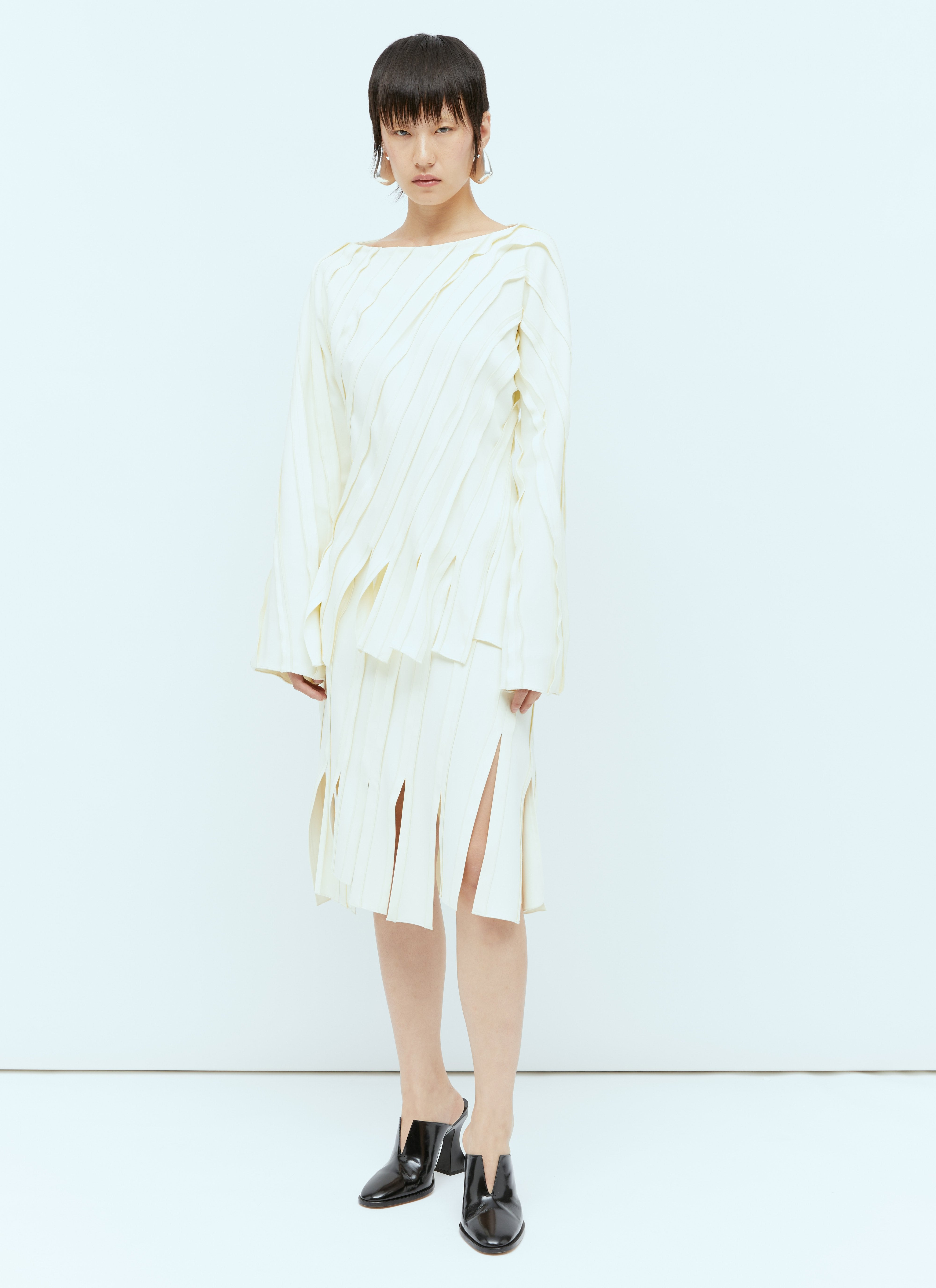 Bottega Veneta Women Fringe Hem Panel Top - 2