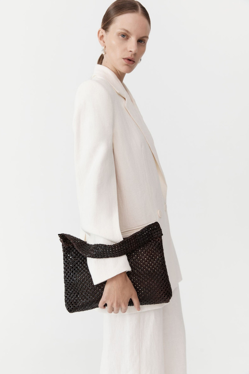 Macrame Shoulder Bag - Chocolate 1