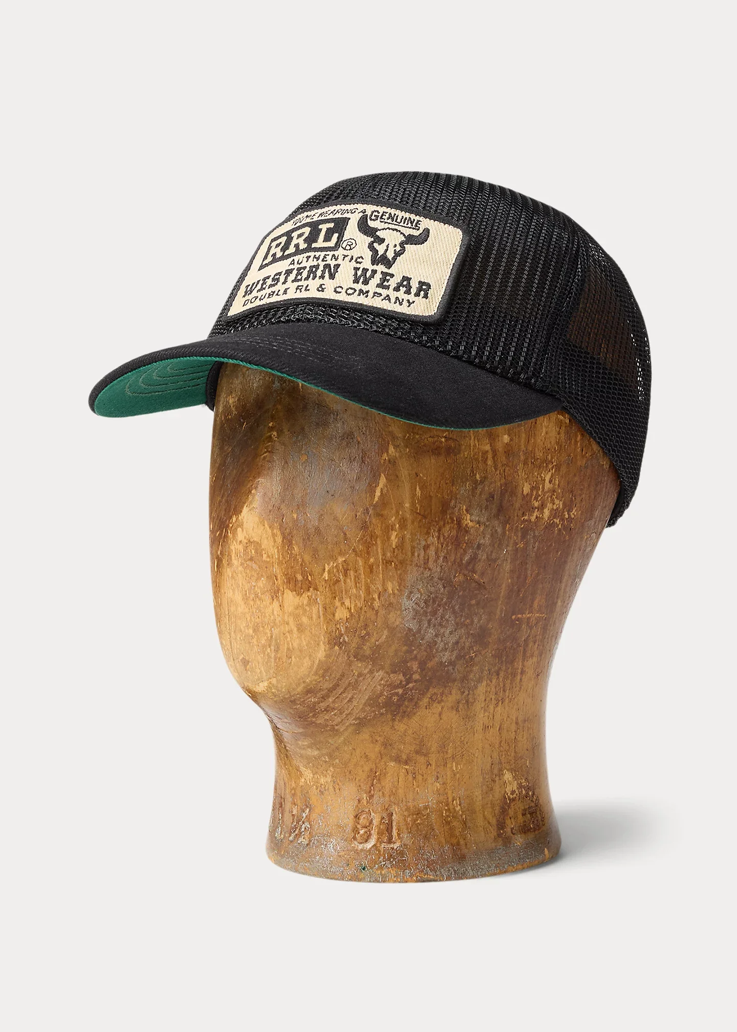 Denim-Bill Mesh Trucker Cap - 1