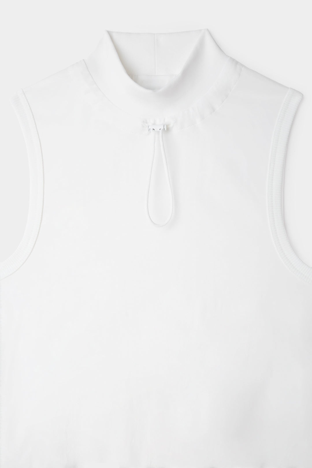HIGHNECK COULISSE TOP / off white - 5