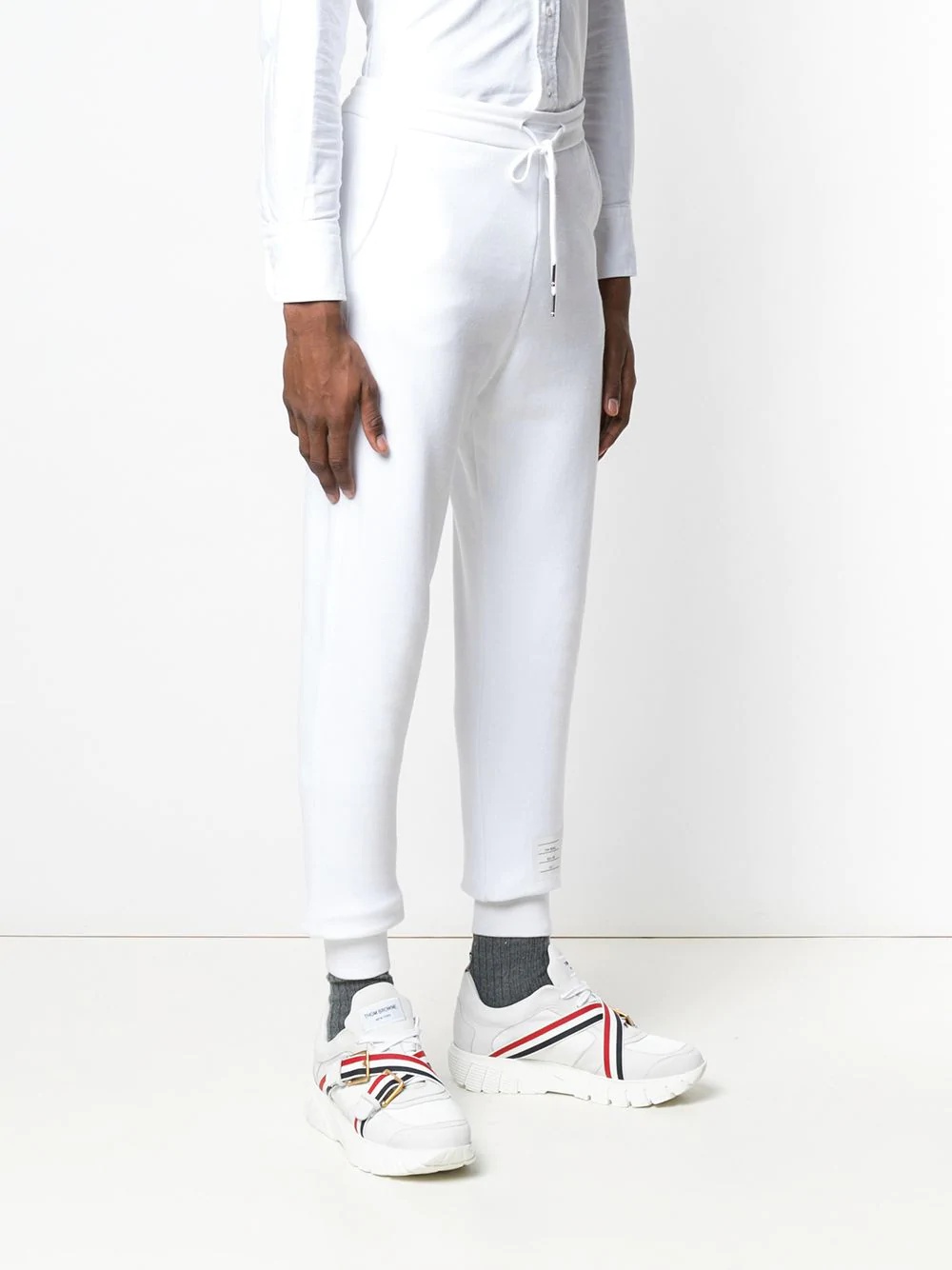 signature stripe track trousers - 3