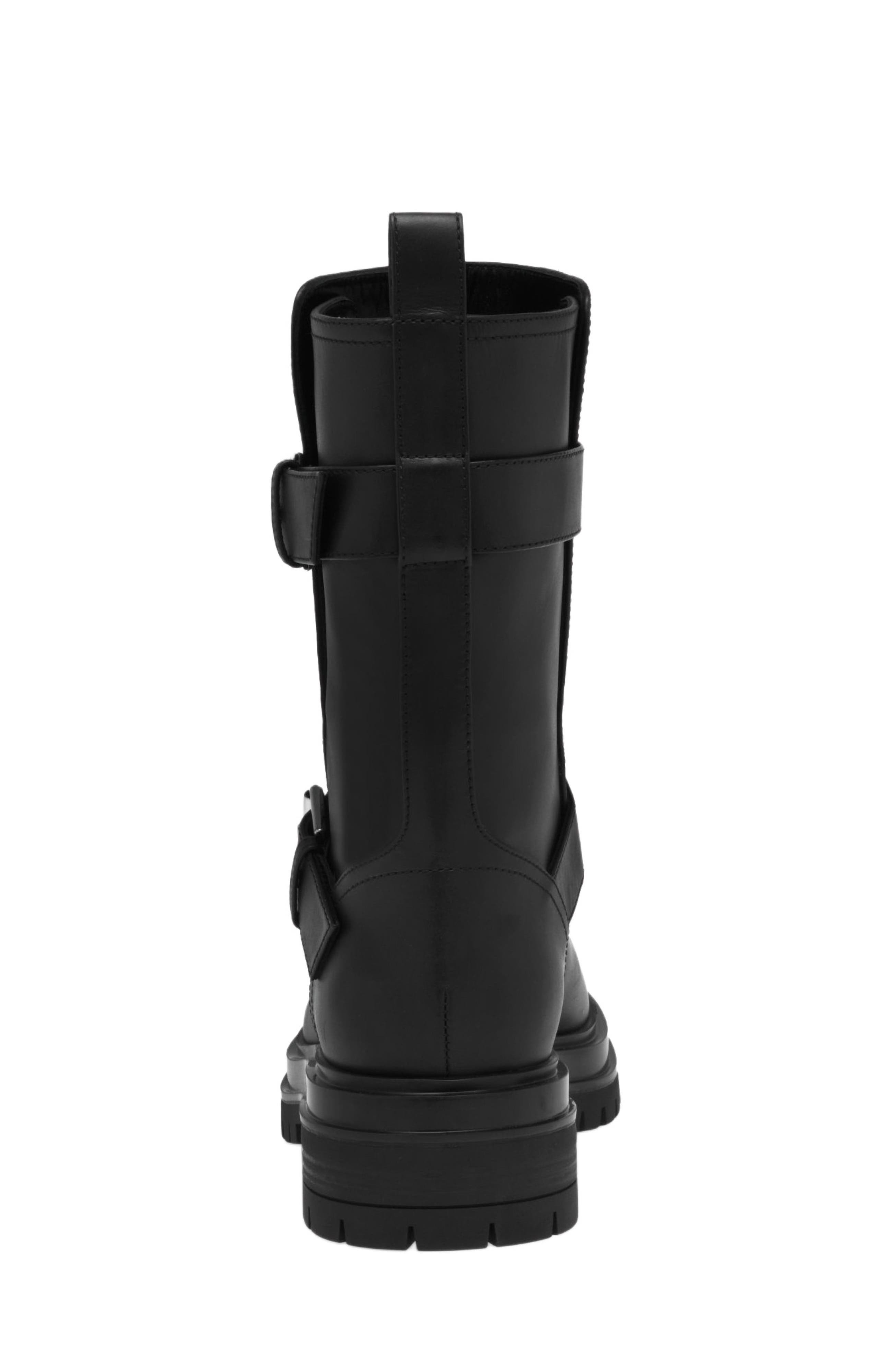 Gianvito Rossi Thiago Biker in Black at Nordstrom - 4