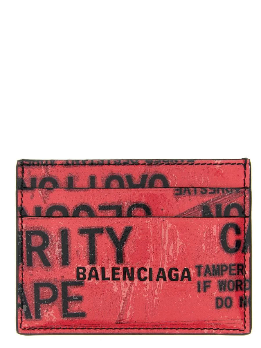 Balenciaga 'Tape Type' Card Holder - 1
