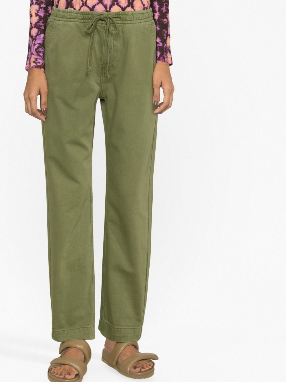 drawstring tapered jeans - 5