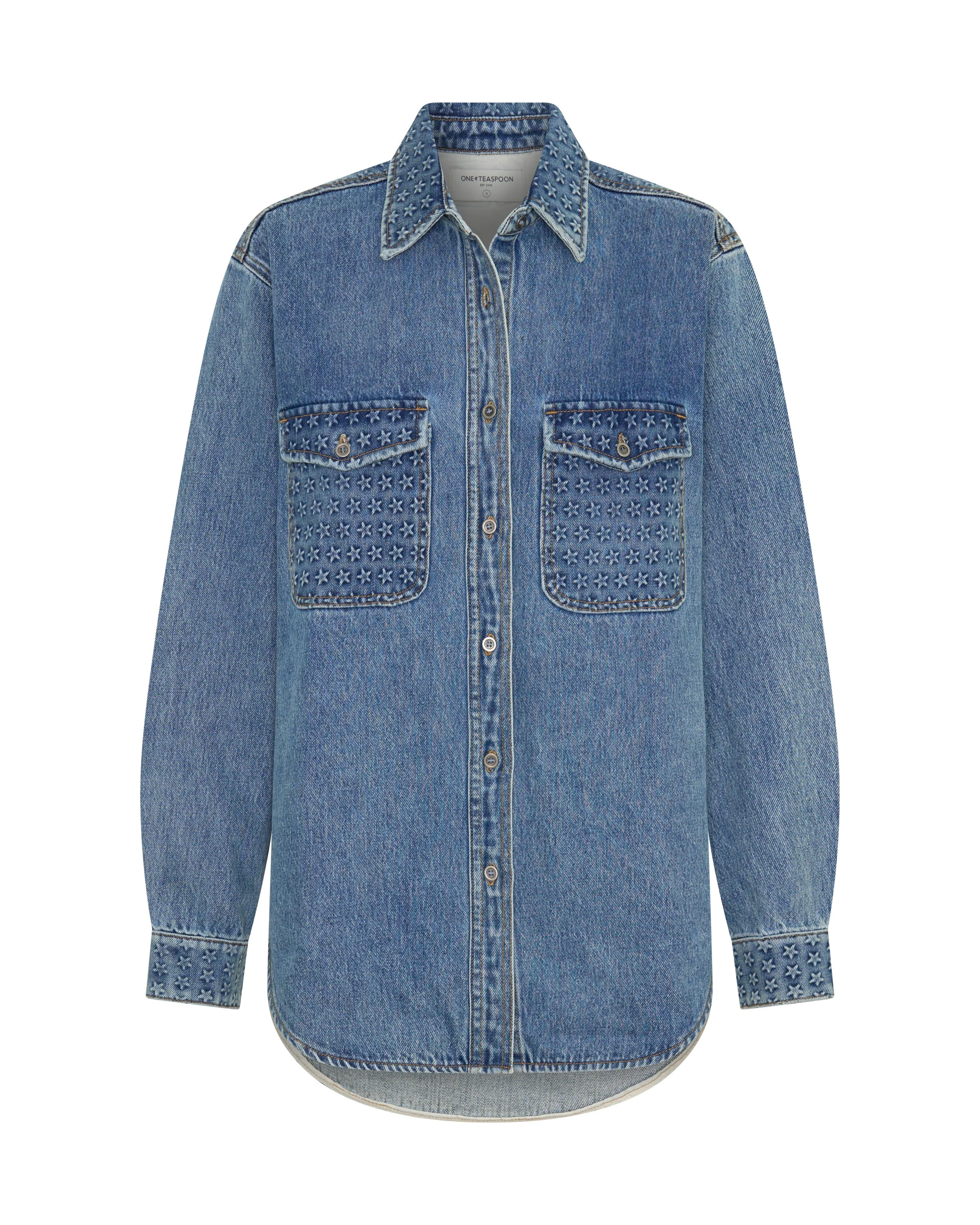 Starlight Everyday Denim Shirt - Salty Dog - 1