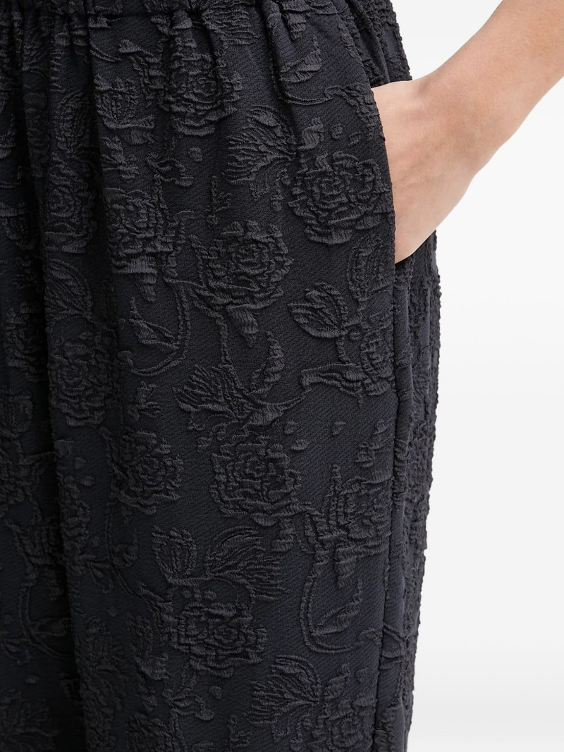 floral-effect trousers 4