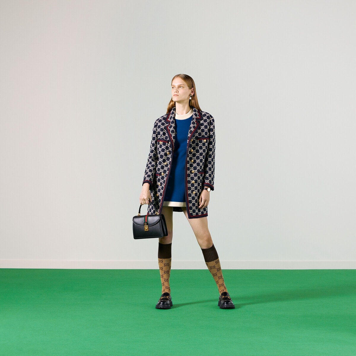 GG tweed coat - 2