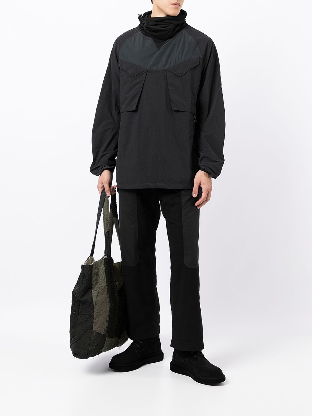pullover funnel-neck jacket - 2