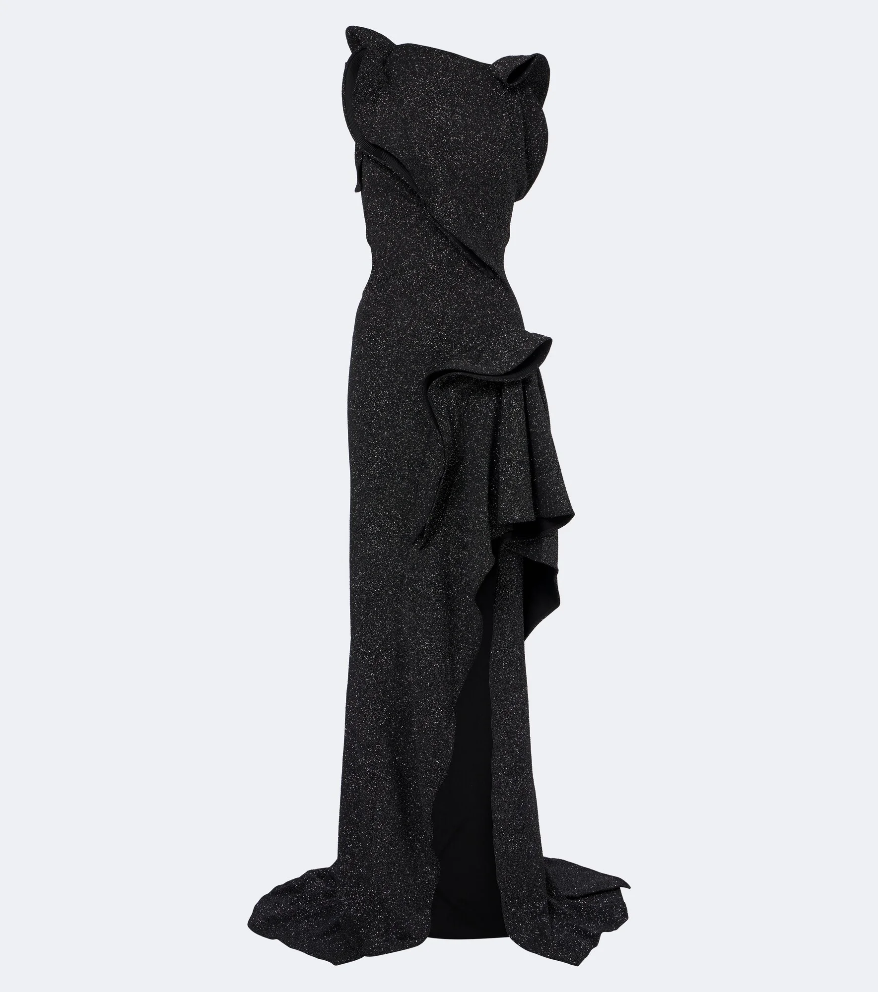 Flashpoint ruffled asymmetric gown - 1