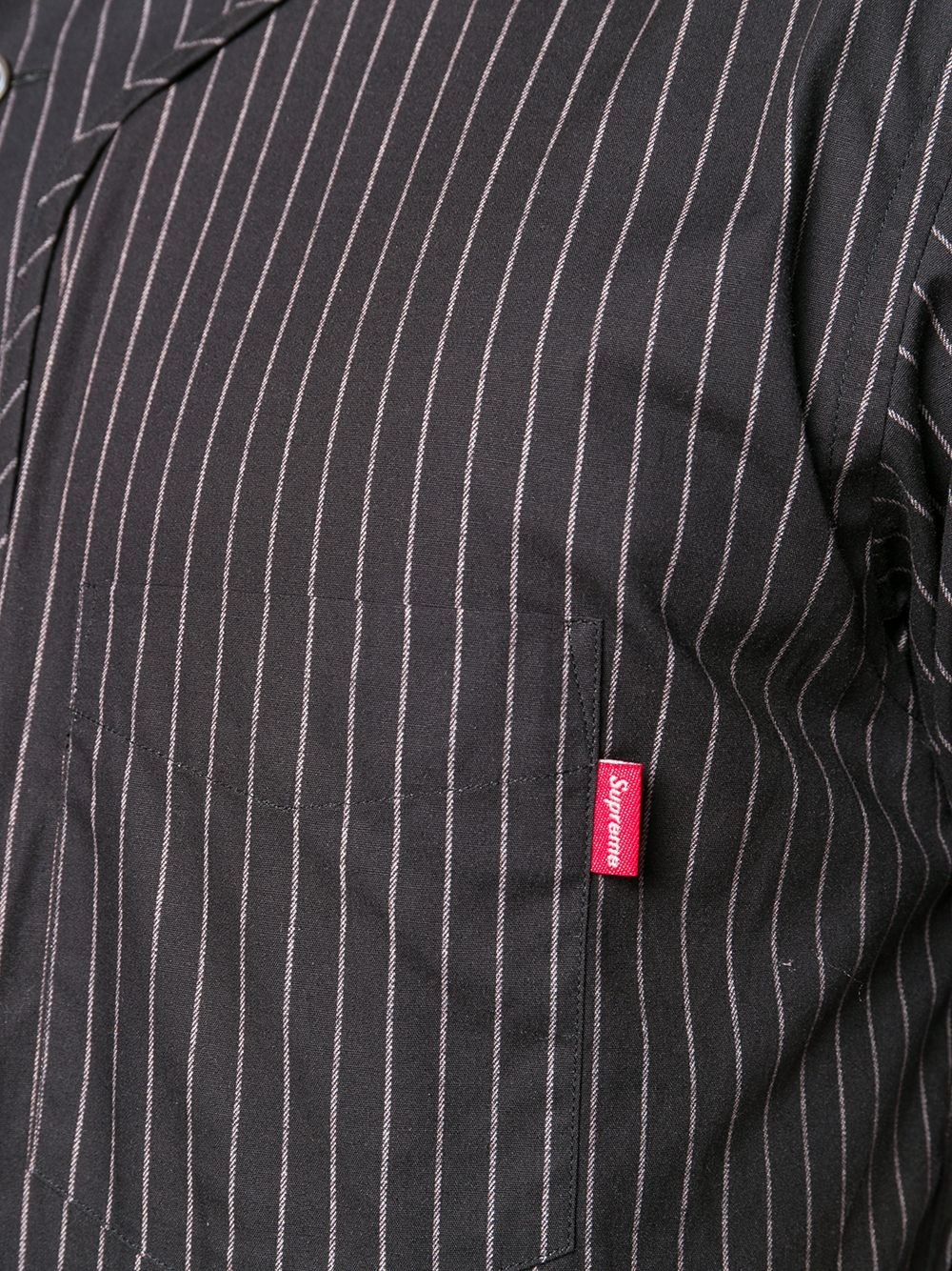 x Comme des Garçons pinstriped baseball top - 5