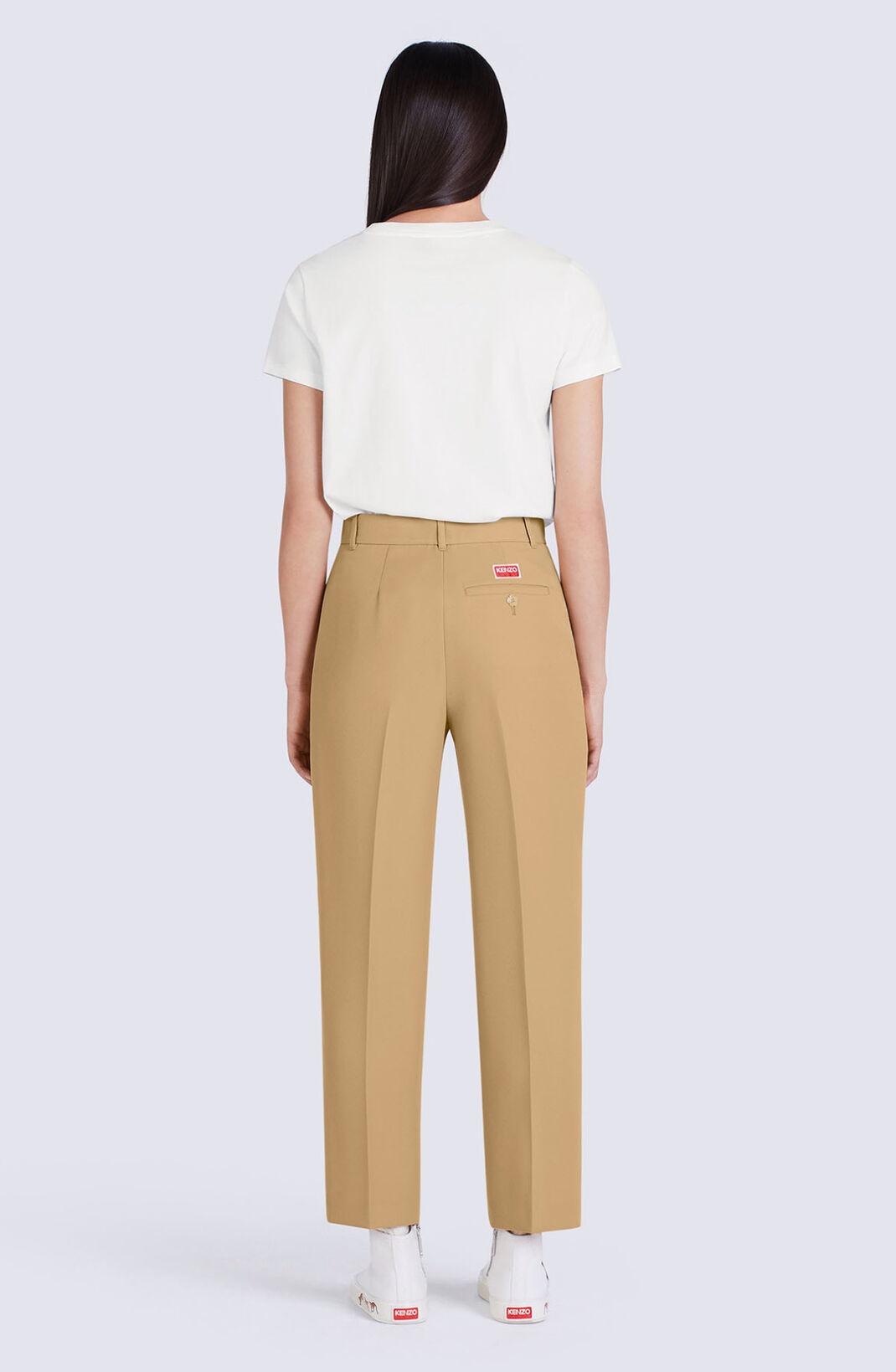 Cropped tailored trousers - 4