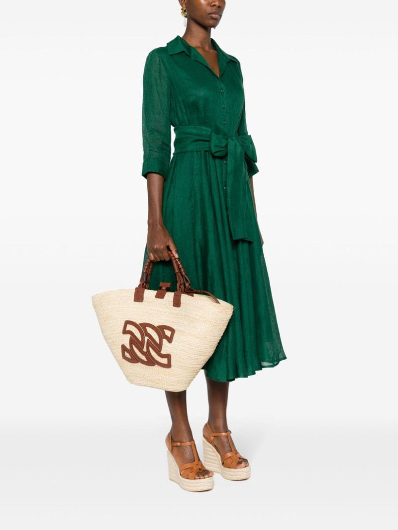 CASADEI Panarea logo-appliquÃ© tote bag outlook