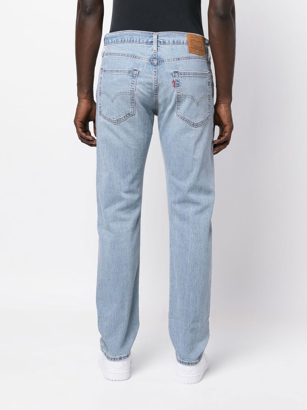 mid-rise straight-leg jeans - 4