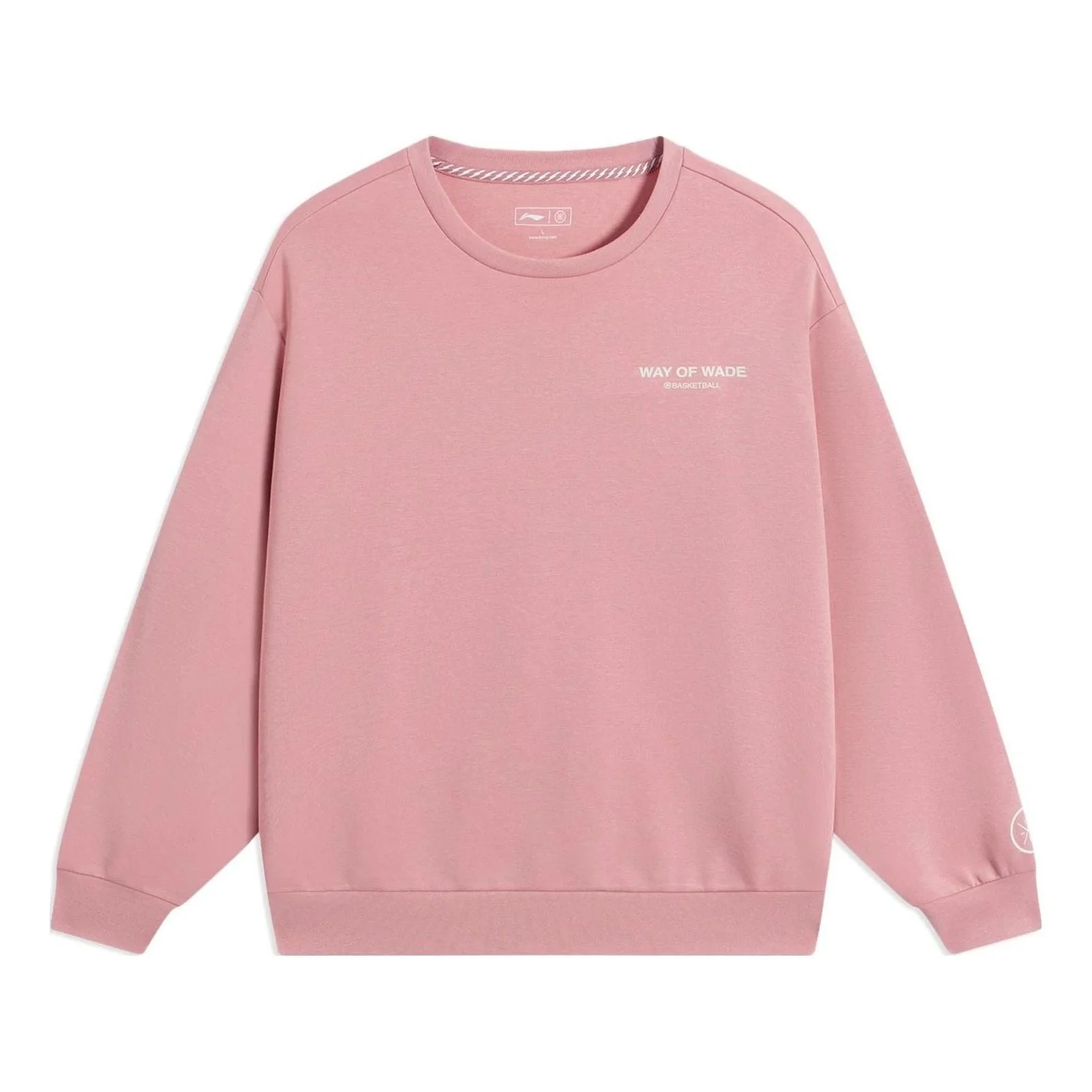 Li-Ning Way Of Wade Basketball Graphic Sweatshirt 'Pink' AWDS813-5 - 1