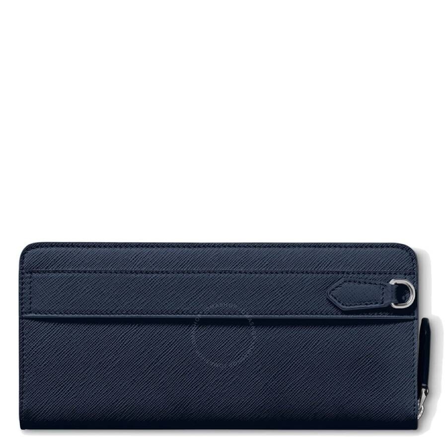 Montblanc Sartorial Leather Phone Pouch In Ink Blue - 2