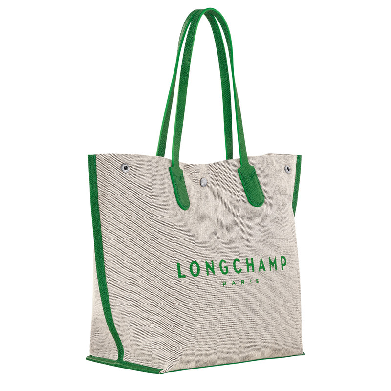 Essential L Tote bag Green - Canvas 3