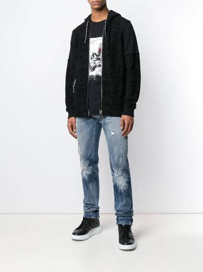 PHILIPP PLEIN faded effect jeans outlook