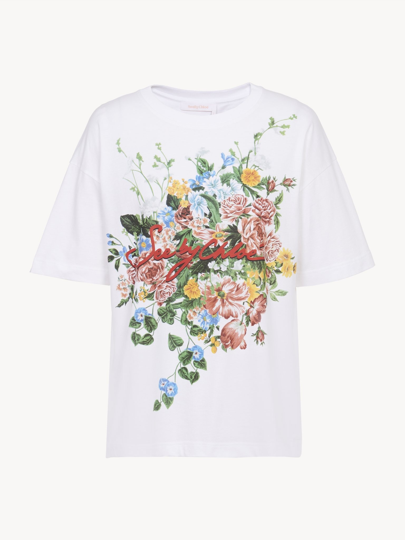 FLORAL-PRINT T-SHIRT - 4
