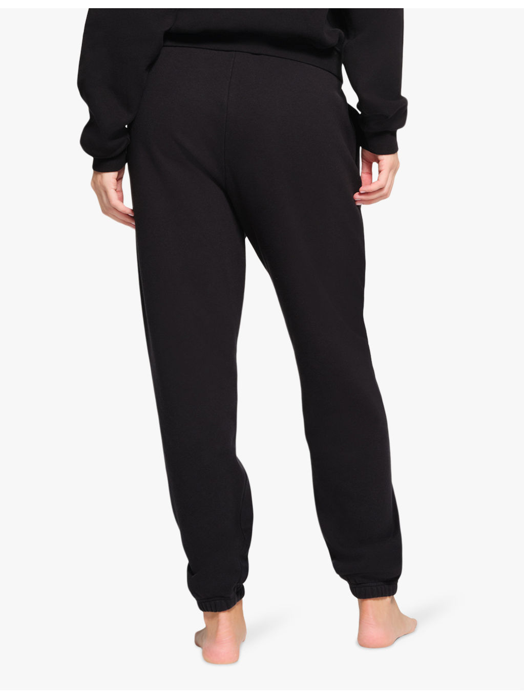 Elasticated-waist fleece jogging bottoms - 4