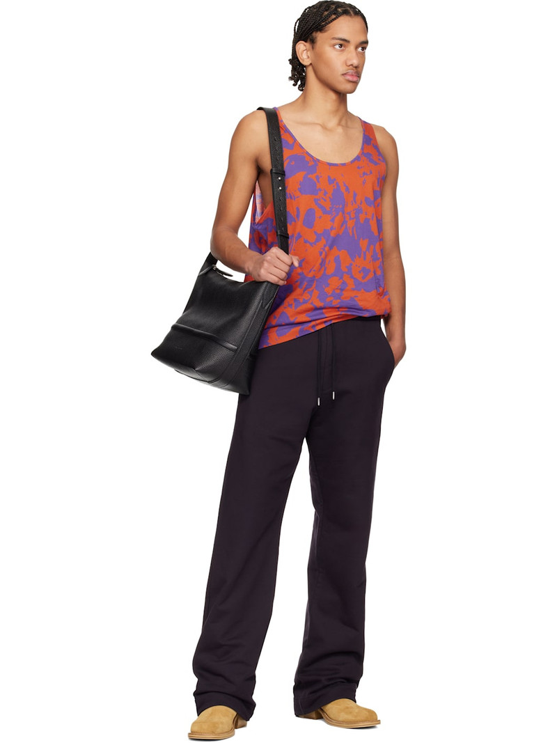 Dries Van Noten Navy Drawstring Sweatpants outlook