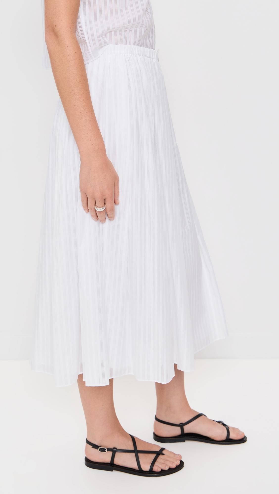 Irregular Pleat Skirt - 5