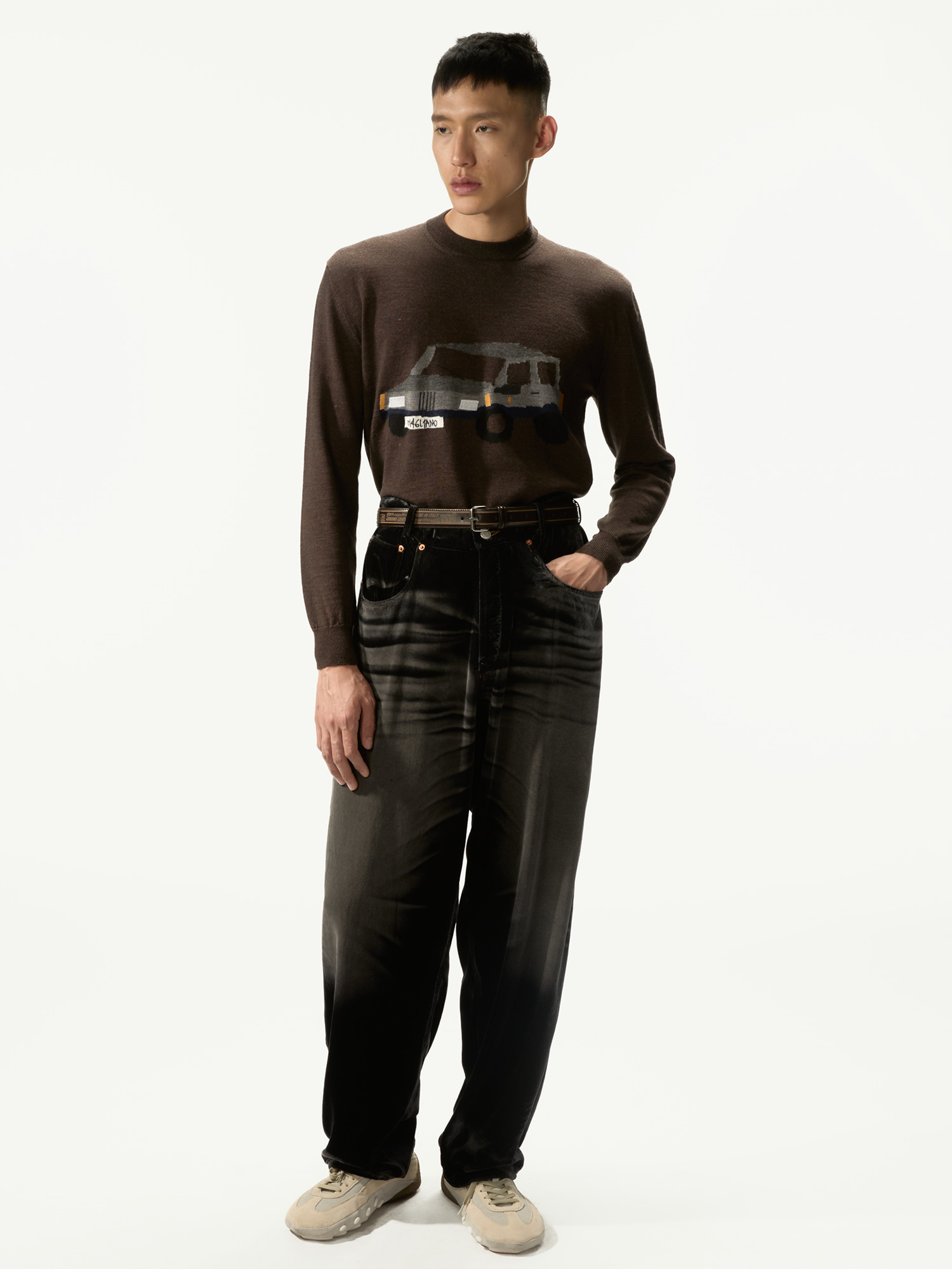 Pandino Knit Brown - 1