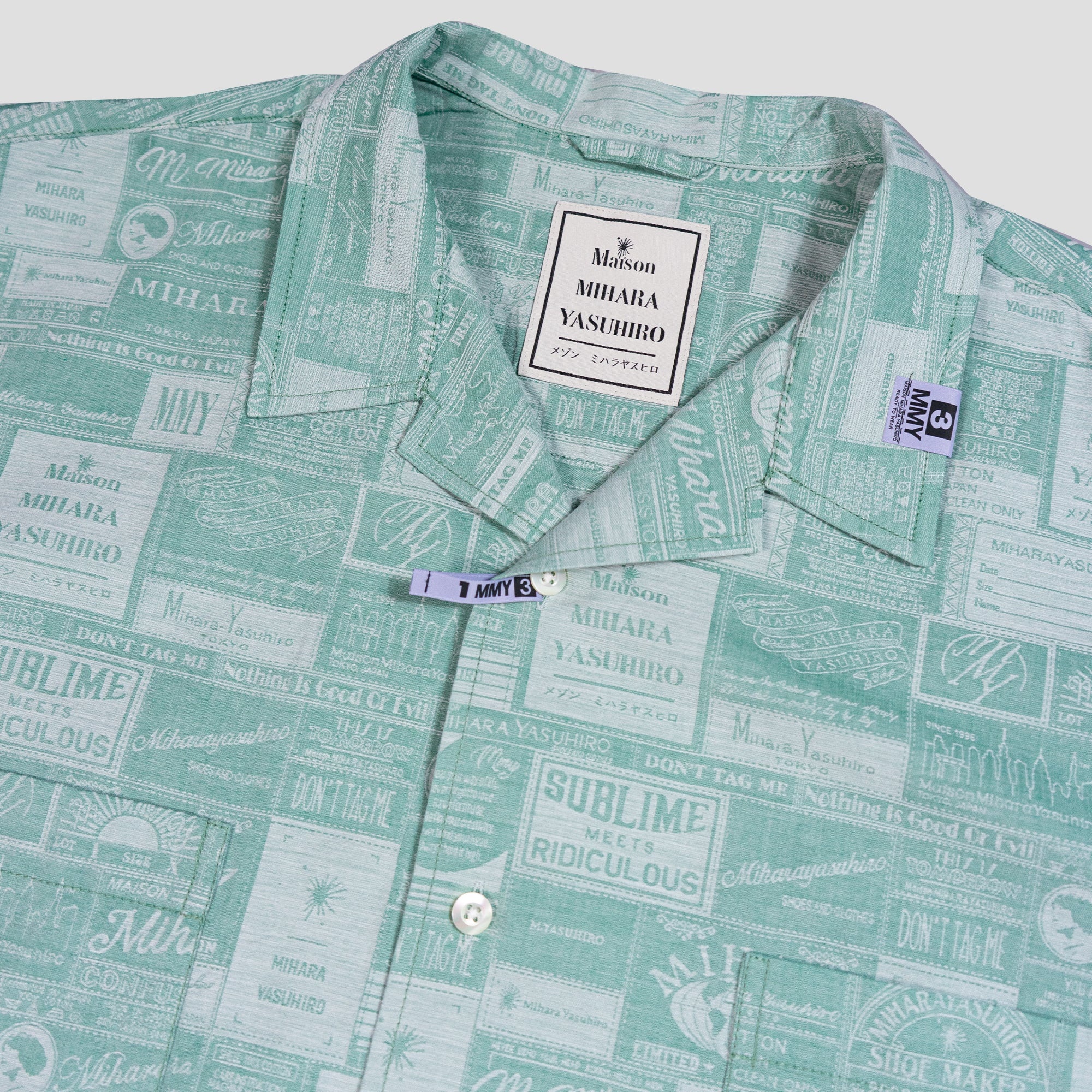 OVERSIZED MMY TAG JACQUARD SHIRTS - 2