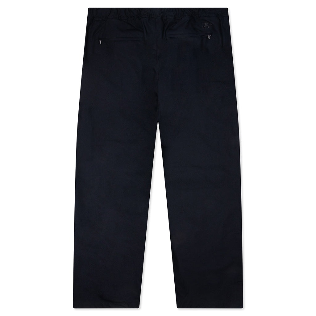 BELTED TROUSERS - DARK NAVY - 2
