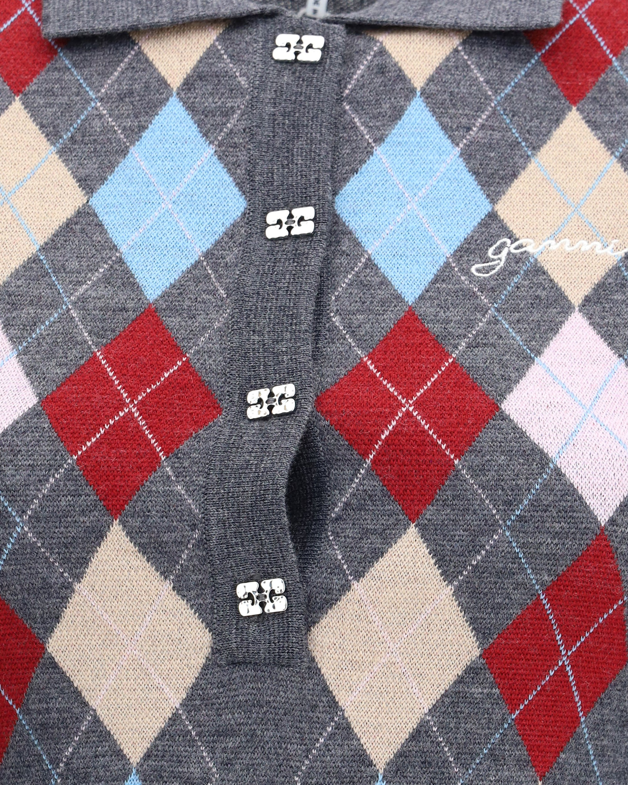 Print polo Sweater - 3