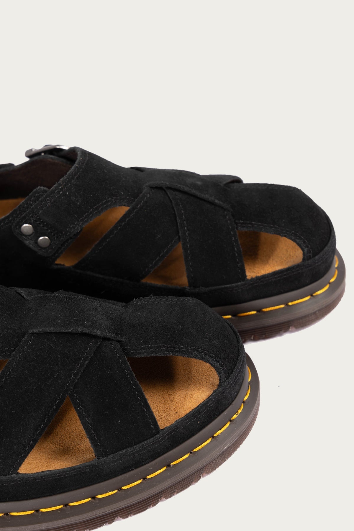 San Archive Fisherman - Plush Suede Reverse Black - 5